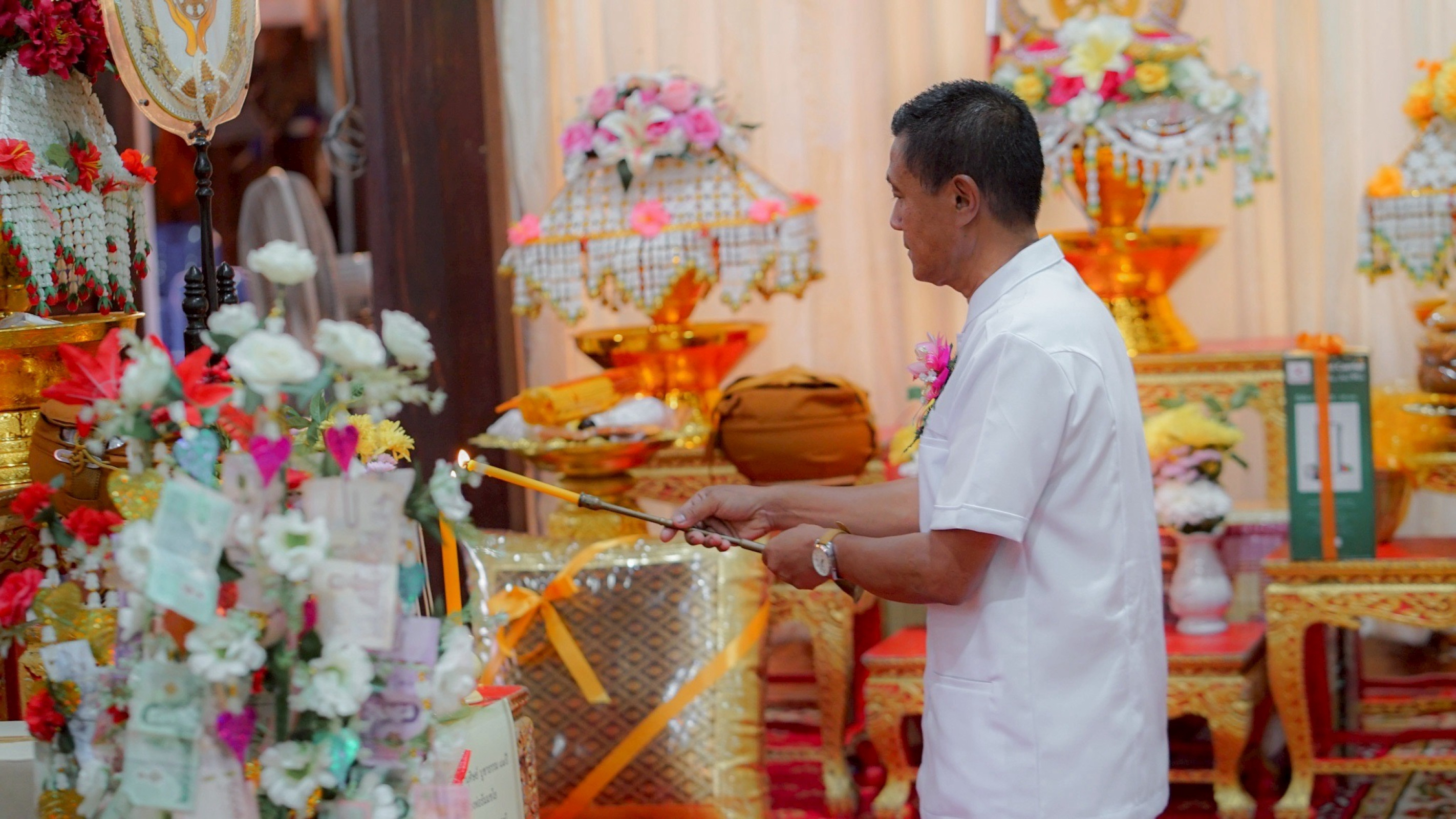 ภาพร่วมพิธีกรรมวัดพระยาญาติ