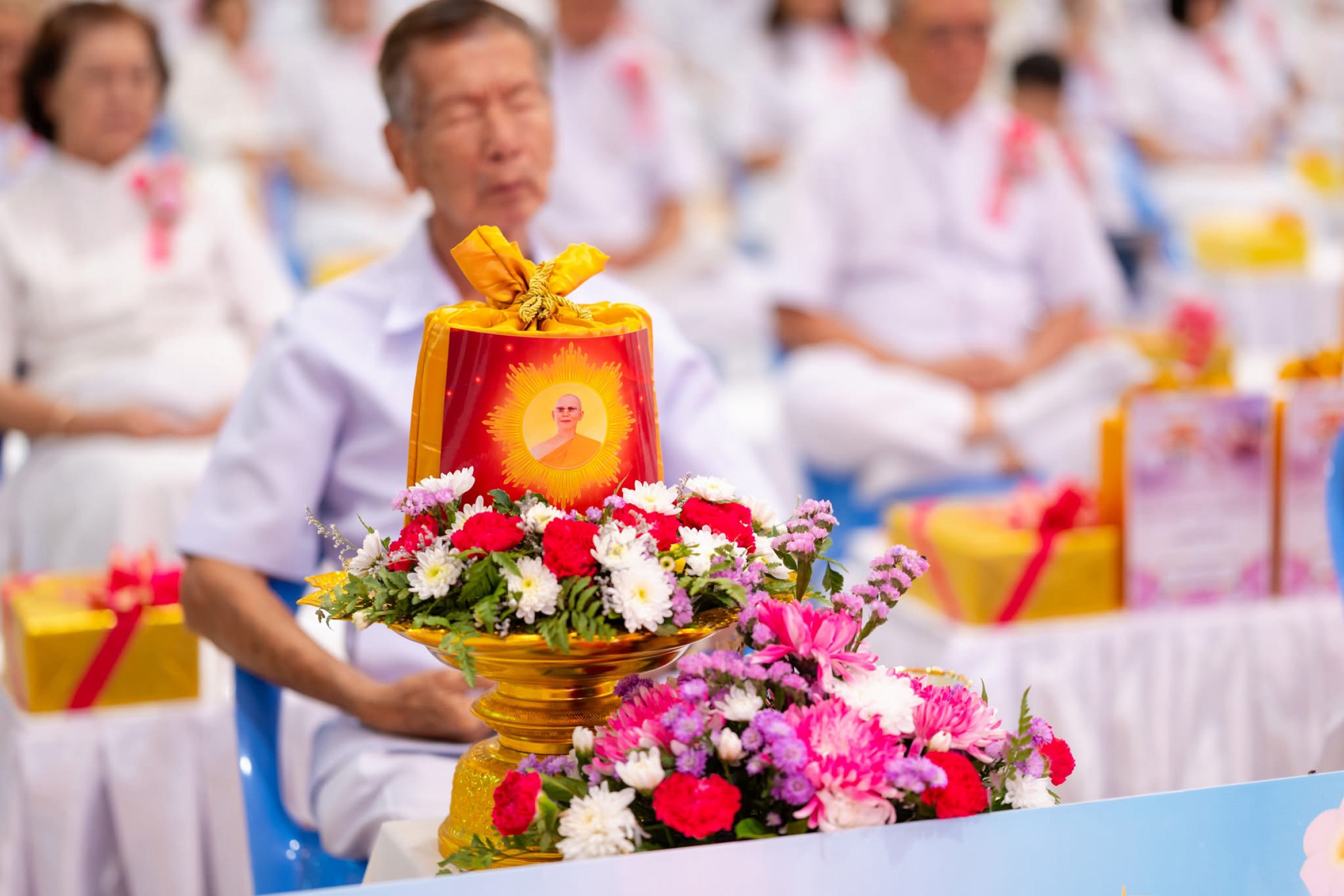 ภาพร่วมพิธีกรรมธุดงคสถานชลบุรี