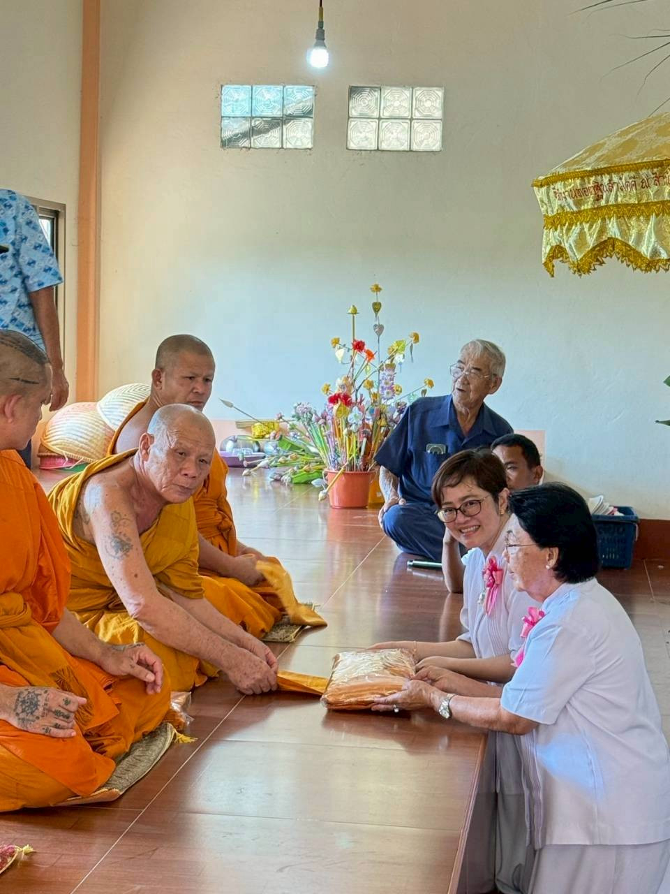 ภาพร่วมพิธีกรรมสำนักสงฆ์มโนธรรม