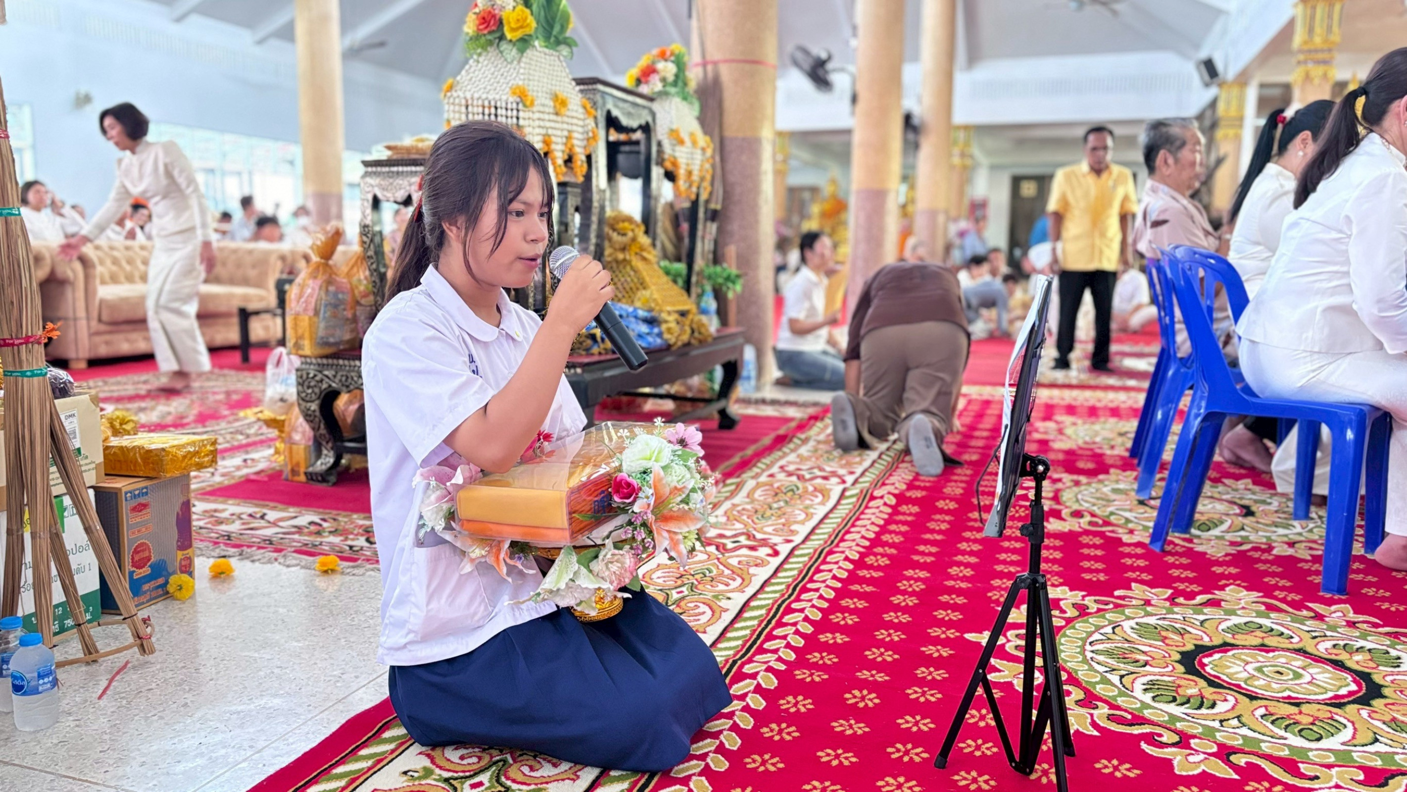 ภาพกล่าวคำถวายกฐินวัดหนองบอนแดง