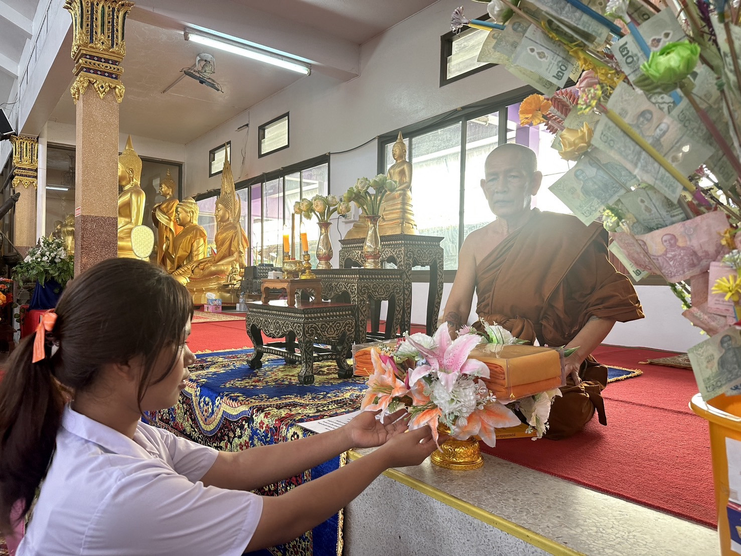 ภาพร่วมพิธีกรรมวัดหนองบอนแดง