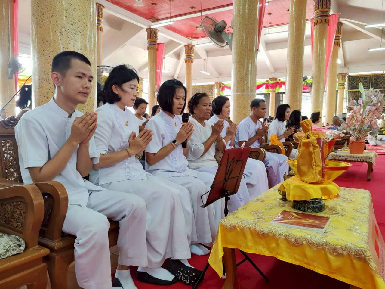 ภาพกล่าวคำถวายกฐินวัดทุ่งเหียง