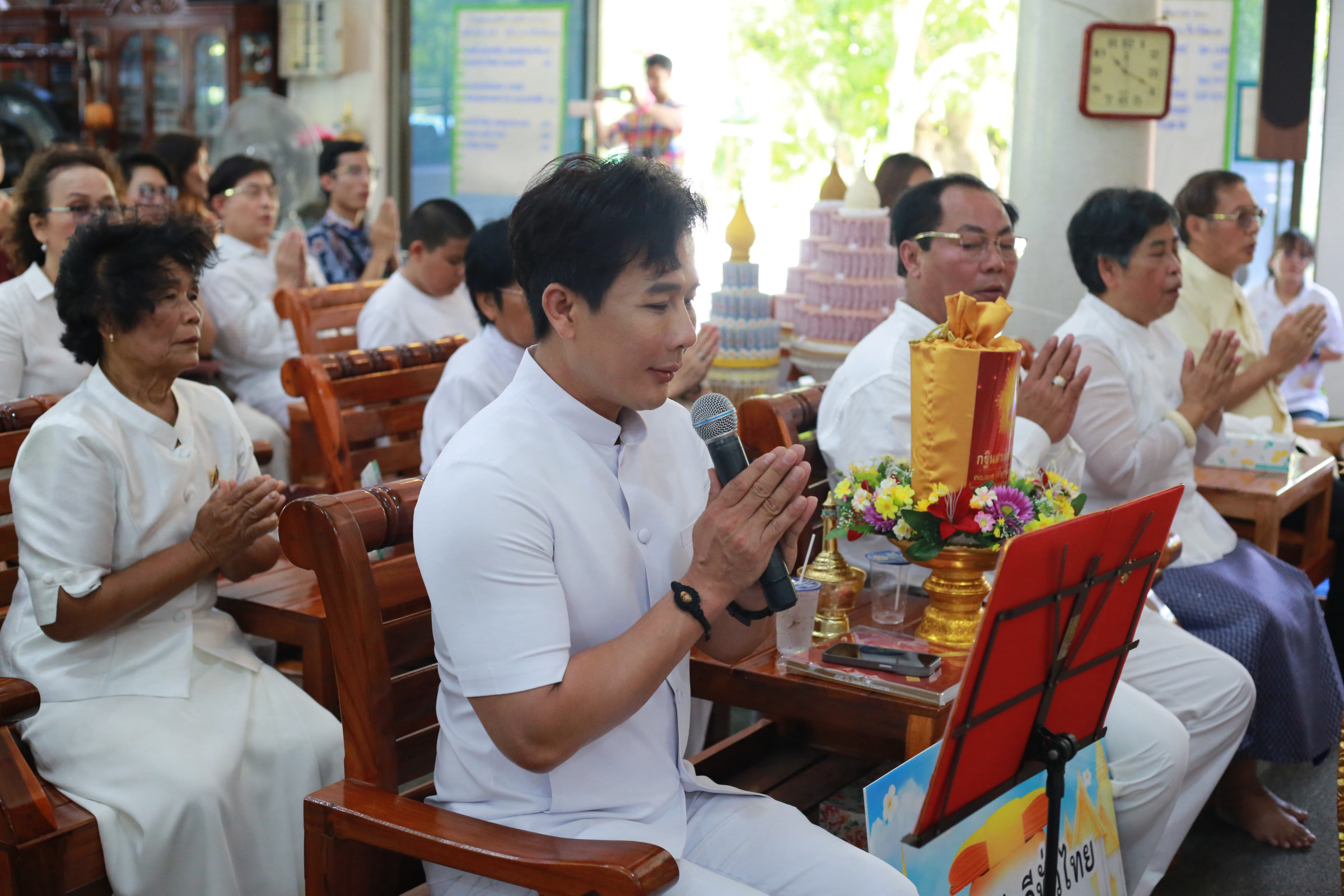 ภาพกล่าวคำถวายกฐินวัดใหม่ทรายมูล