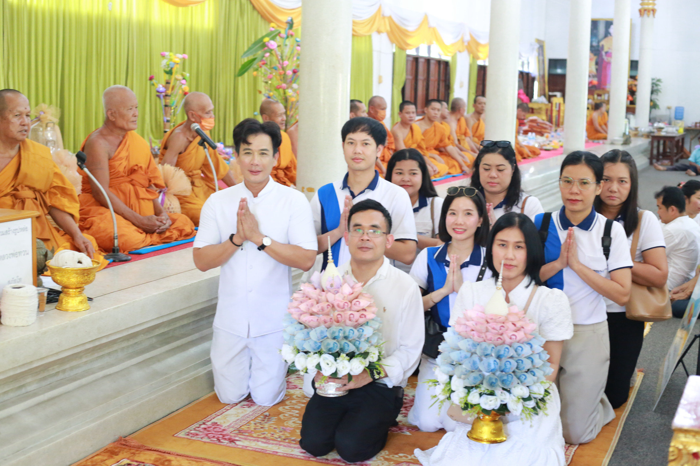 ภาพร่วมพิธีกรรมวัดใหม่ทรายมูล