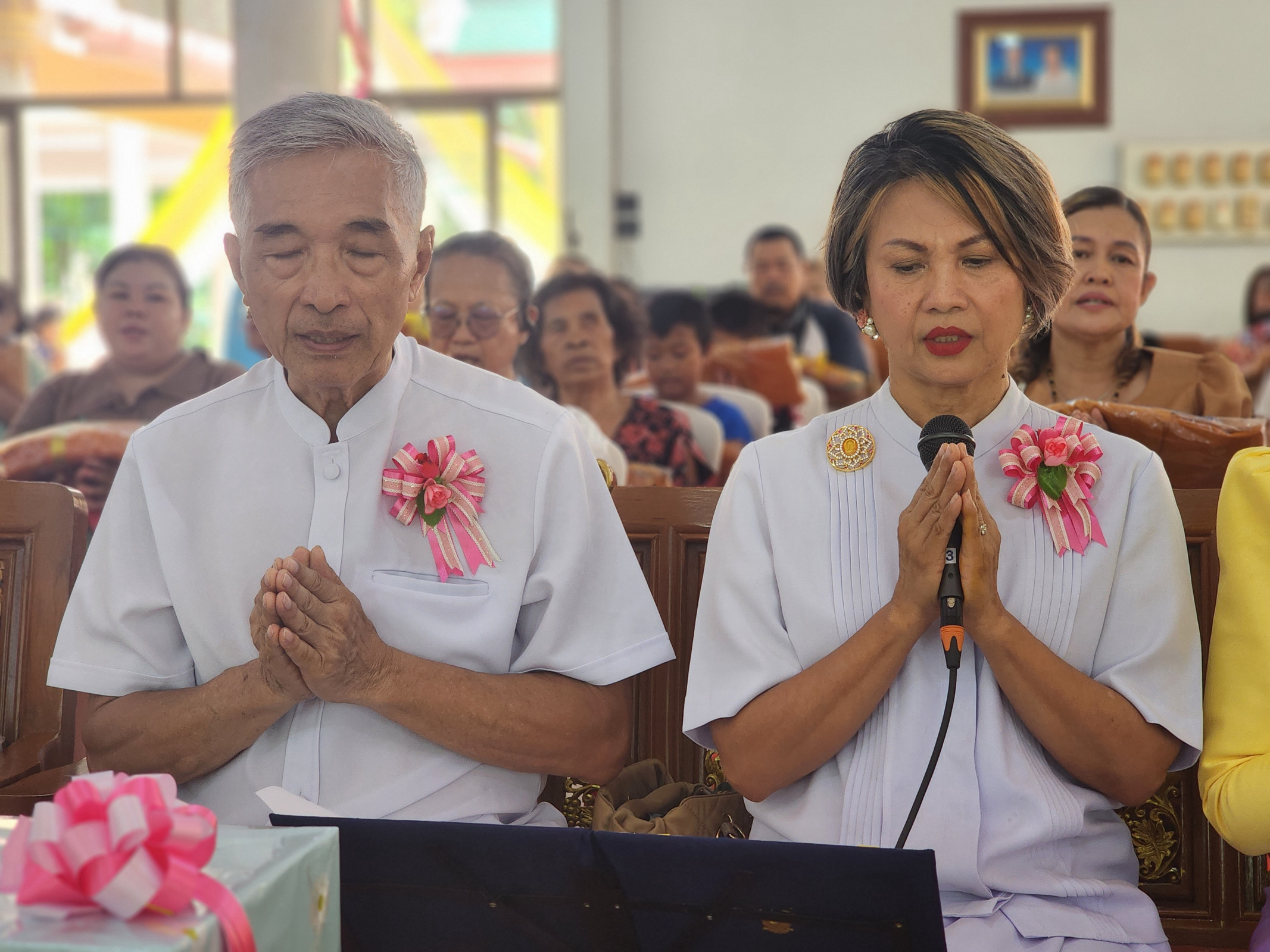 ภาพร่วมพิธีกรรมวัดโคกพนมดี