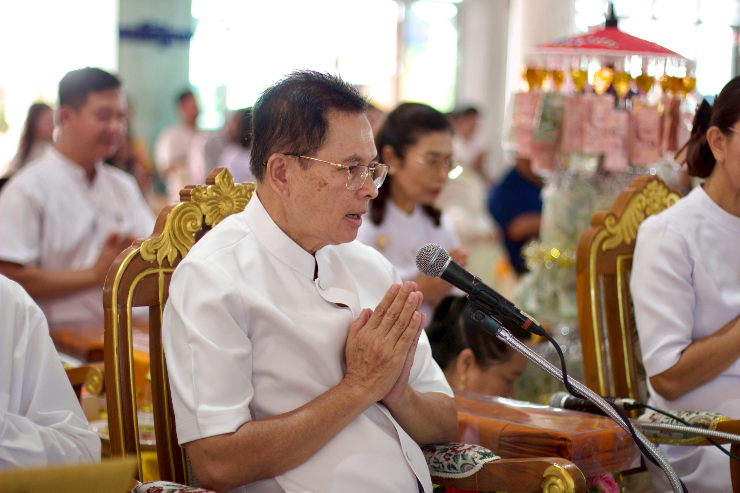 ภาพกล่าวคำถวายกฐินวัดมาบบอน