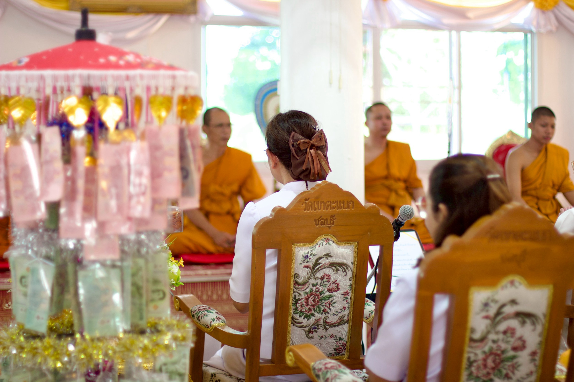 ภาพร่วมพิธีกรรมวัดมาบบอน