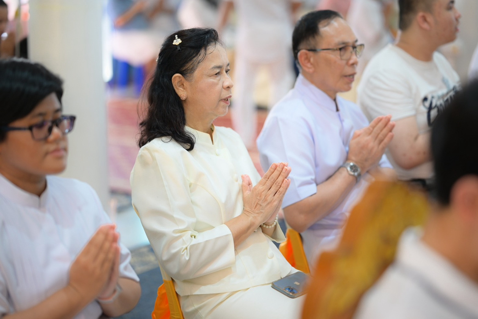 ภาพร่วมพิธีกรรมวัดมาบบอน