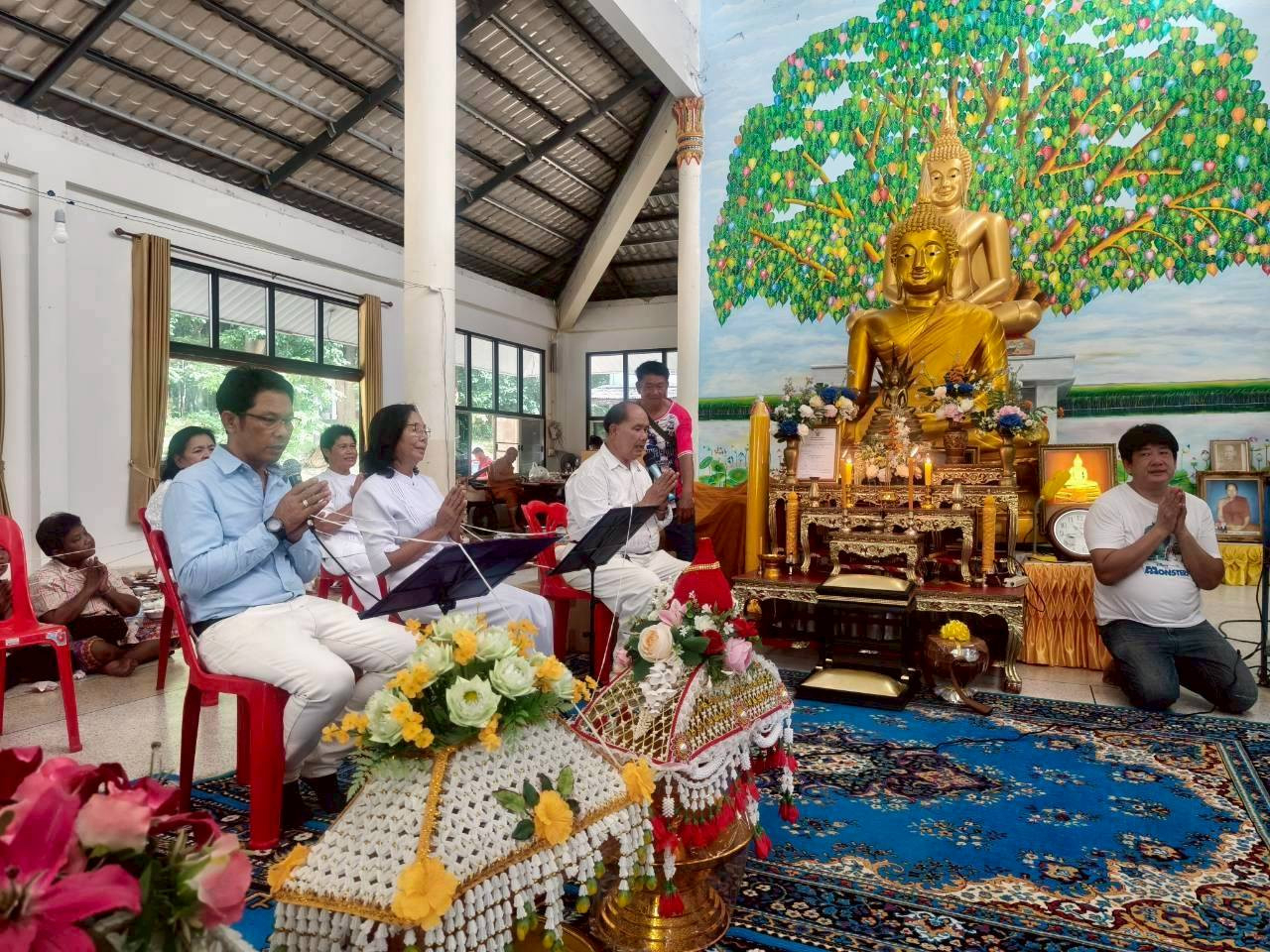 ภาพร่วมพิธีกรรมวัดบ่อน้ำซับ