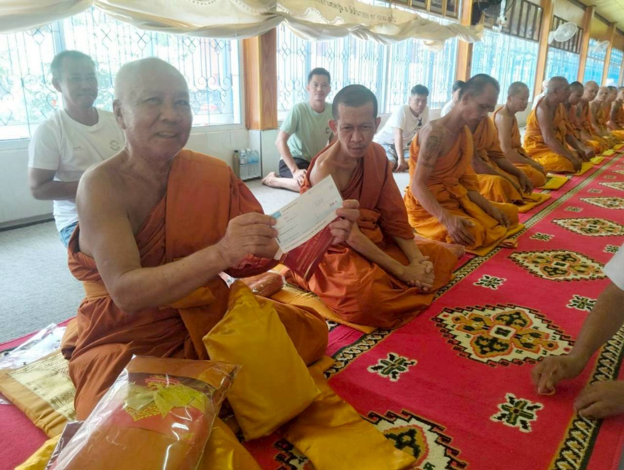 ภาพร่วมพิธีกรรมวัดสำเภาทอง