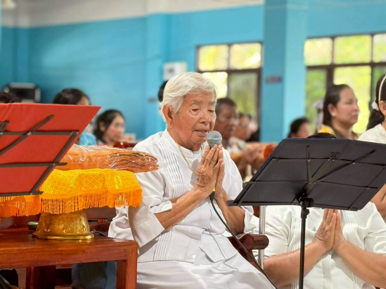 ภาพกล่าวคำถวายกฐินวัดเกษตรสุวรรณ