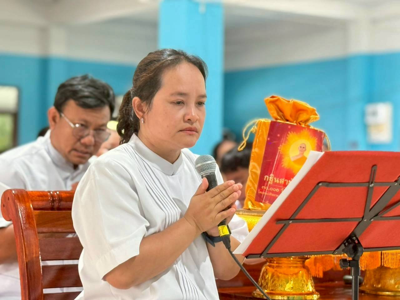 ภาพร่วมพิธีกรรมวัดเกษตรสุวรรณ