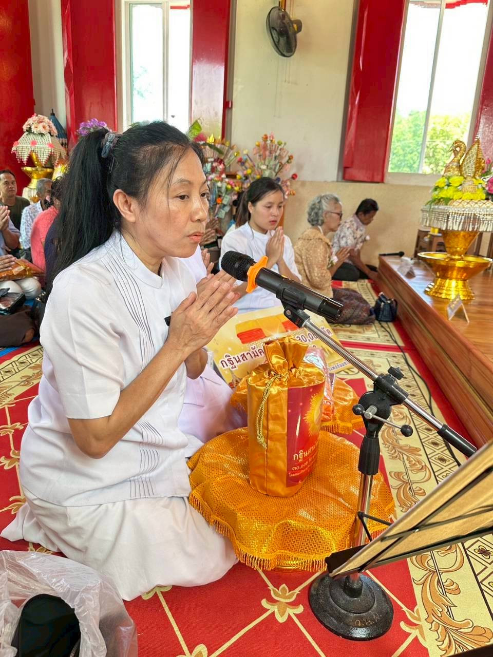 ภาพกล่าวคำถวายกฐินวัดหนองผักหนามราษฎร์บำรุง