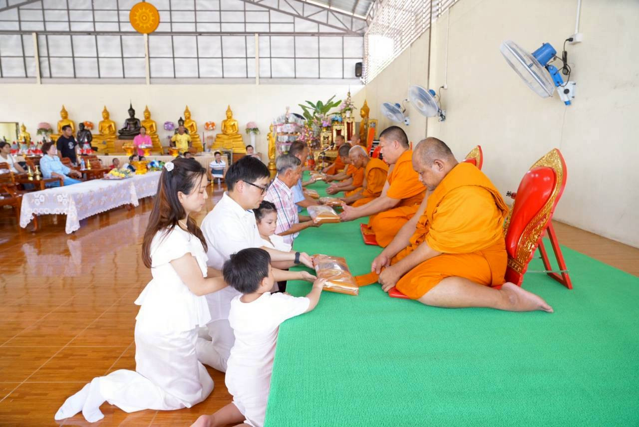 ภาพร่วมพิธีกรรมวัดจรุงปรีชาราม