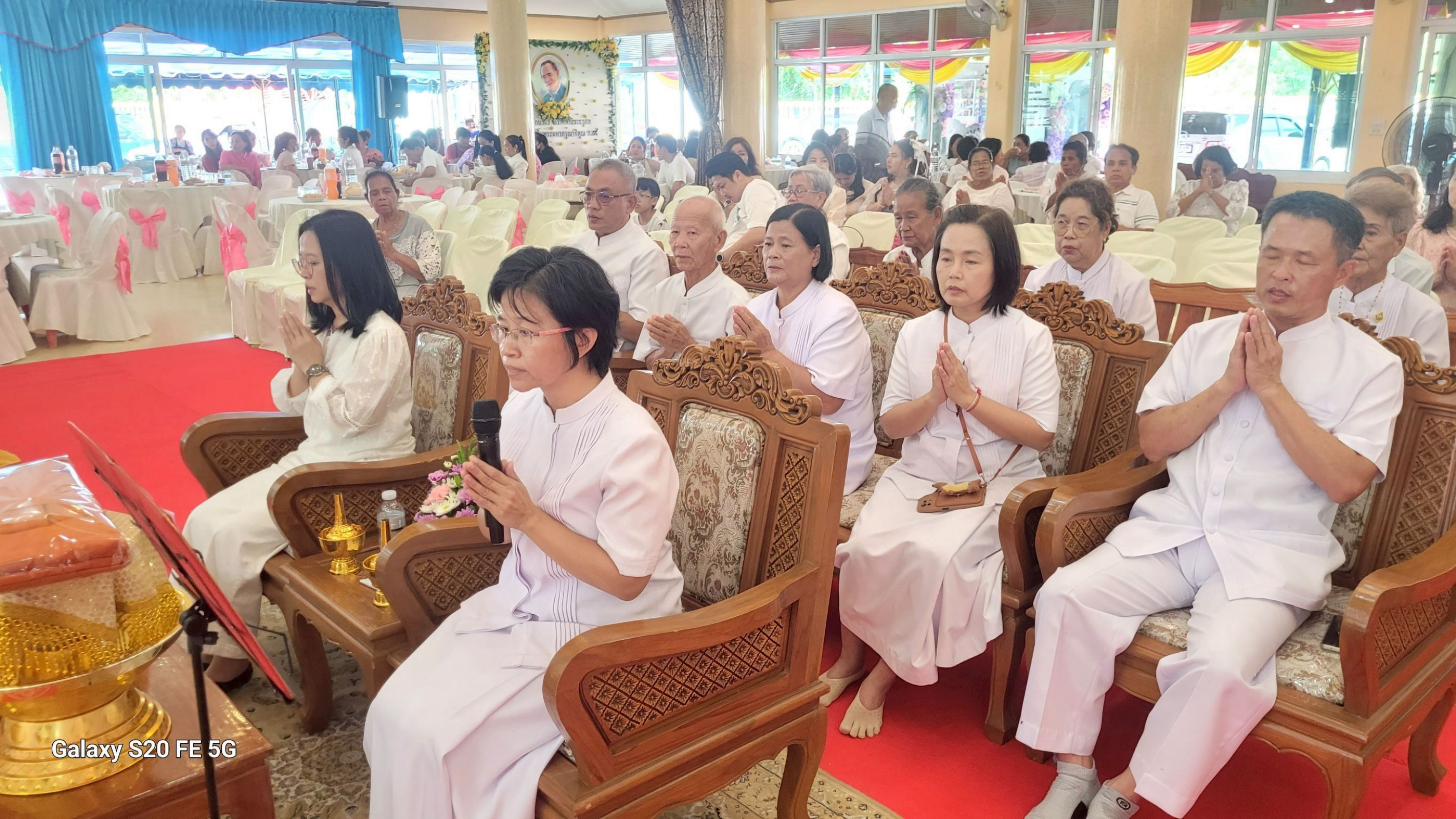 ภาพกล่าวคำถวายกฐินวัดหนองกะขะ