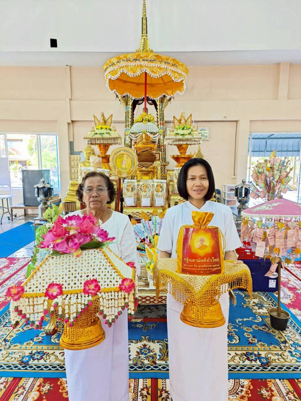 ภาพร่วมพิธีกรรมวัดท้ายเชิด