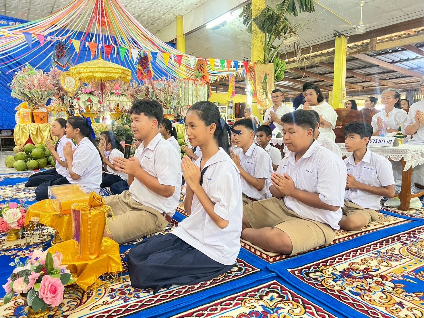 ภาพกล่าวคำถวายกฐินวัดจัดสรรพัฒนาราม