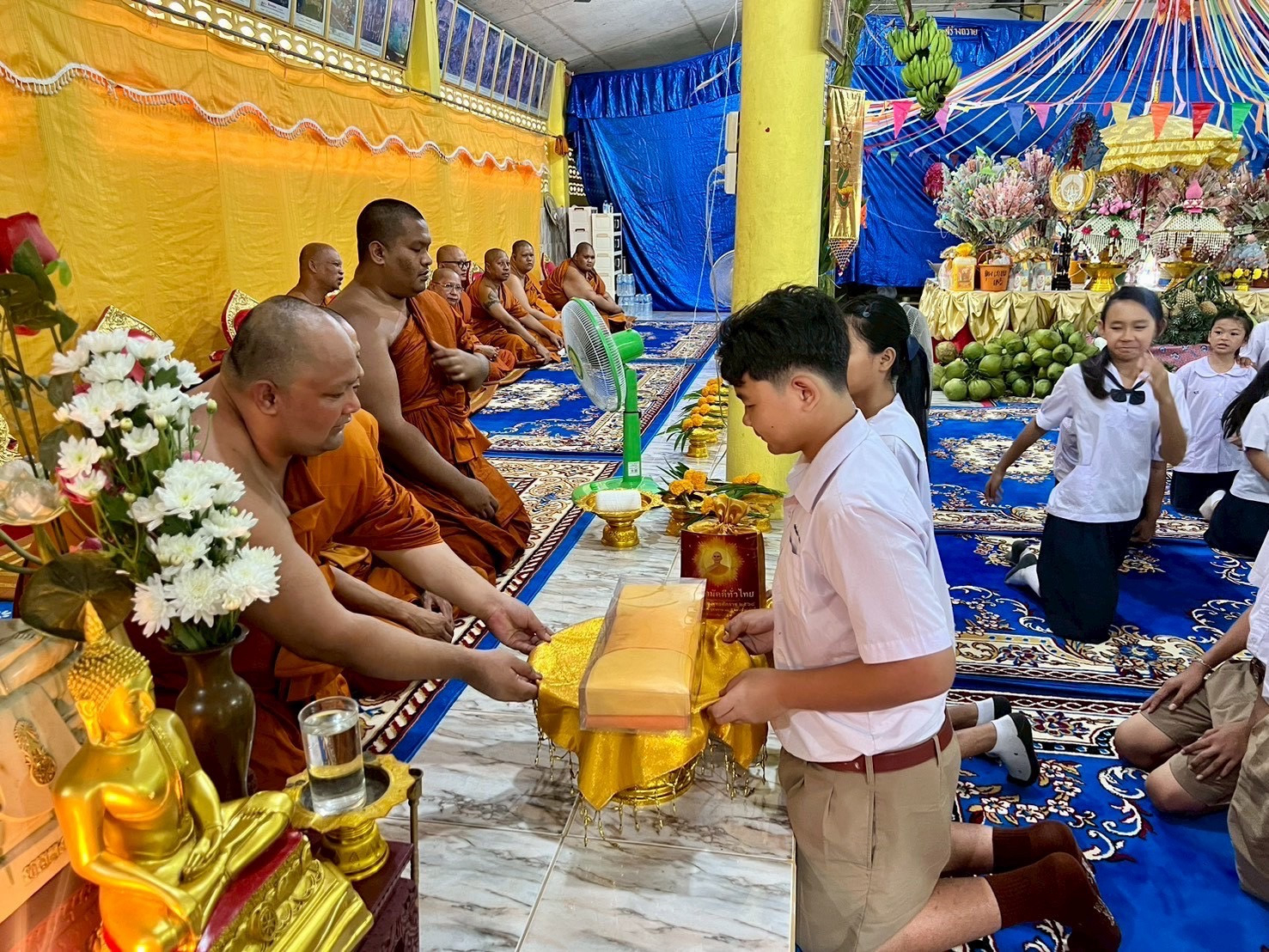 ภาพร่วมพิธีกรรมวัดจัดสรรพัฒนาราม