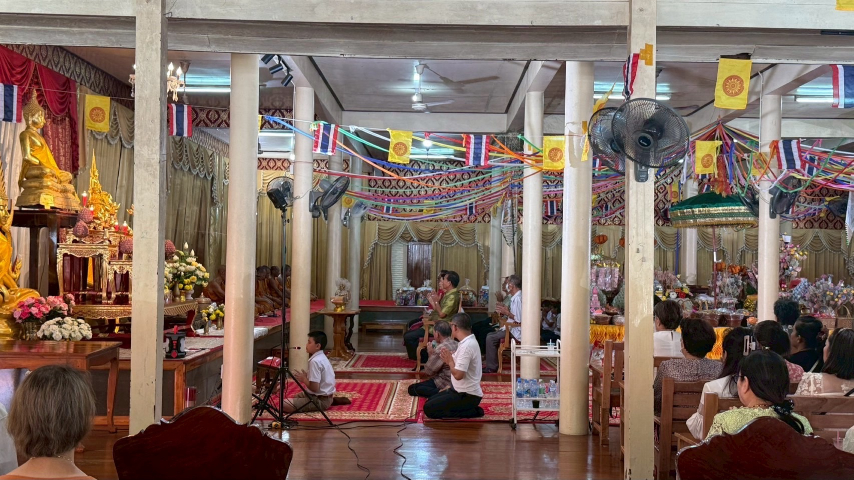 ภาพกล่าวคำถวายกฐินวัดเนินทราย