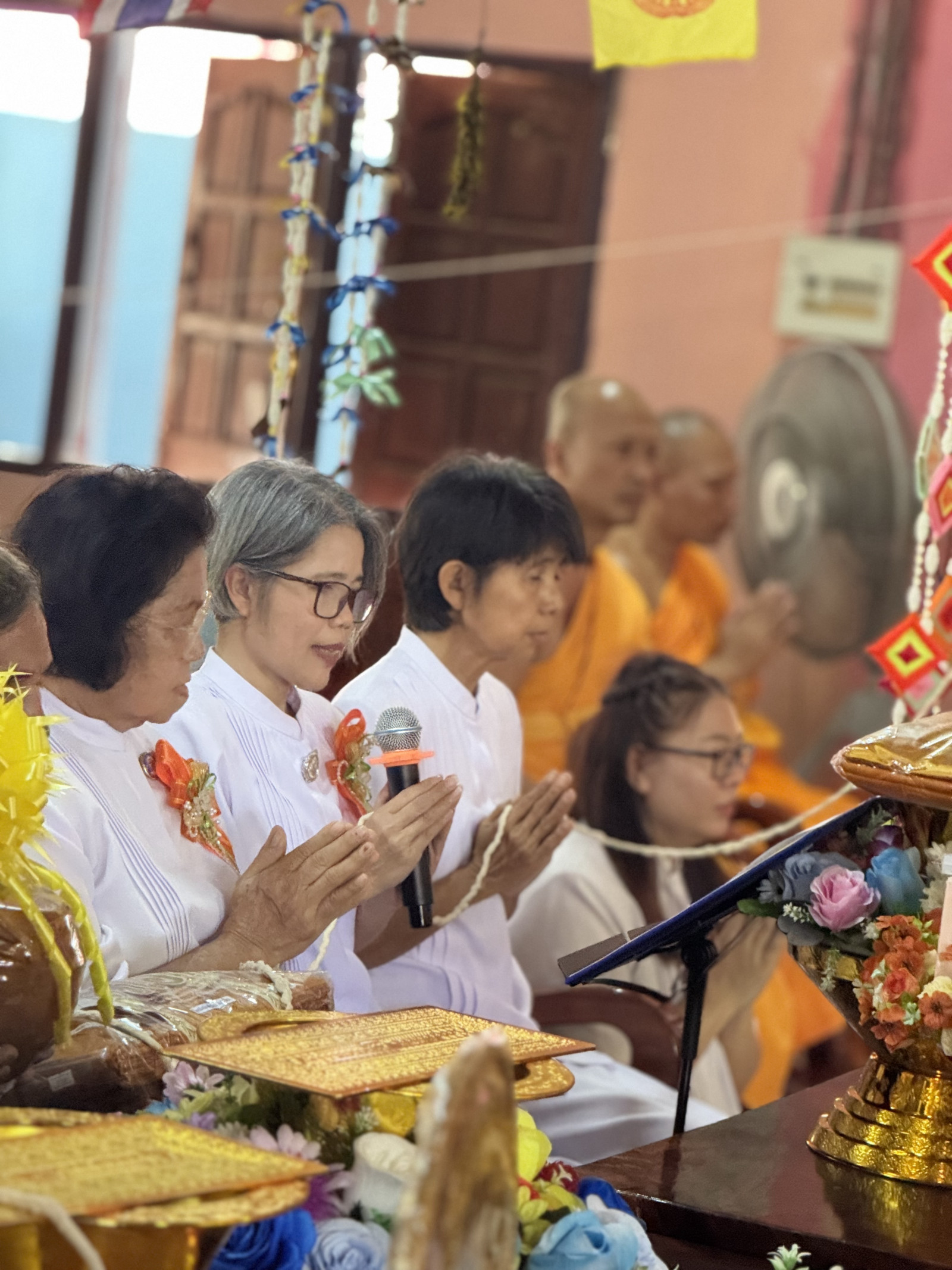 ภาพกล่าวคำถวายกฐินที่พักสงฆ์โนนยาง