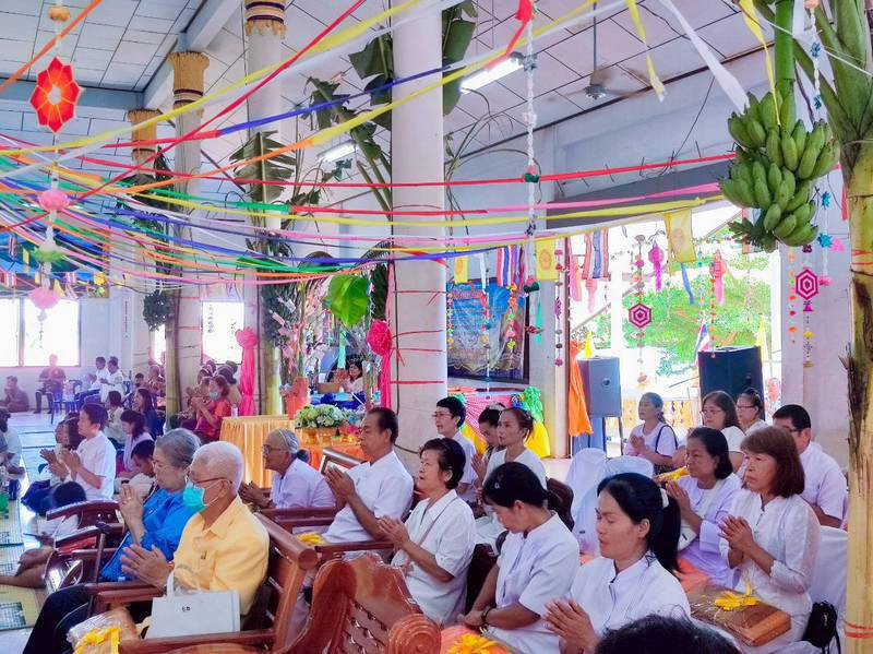 ภาพร่วมพิธีกรรมวัดโคกป่าแพง