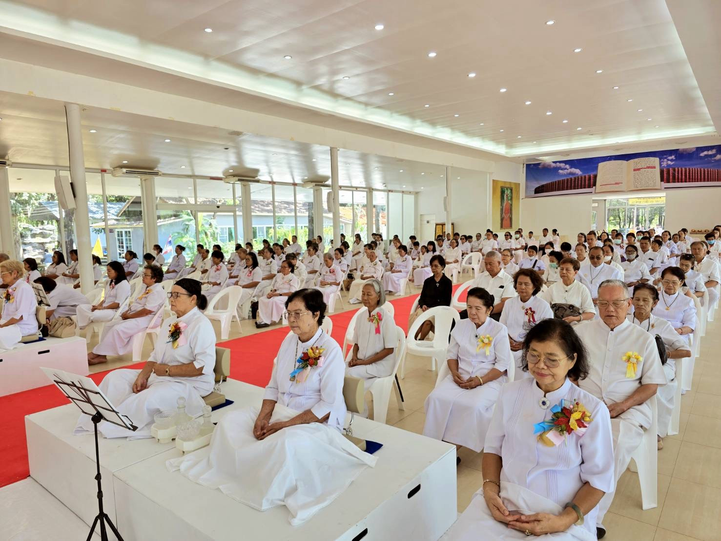 ภาพร่วมพิธีกรรมธุดงคสถานปราจีนบุรี