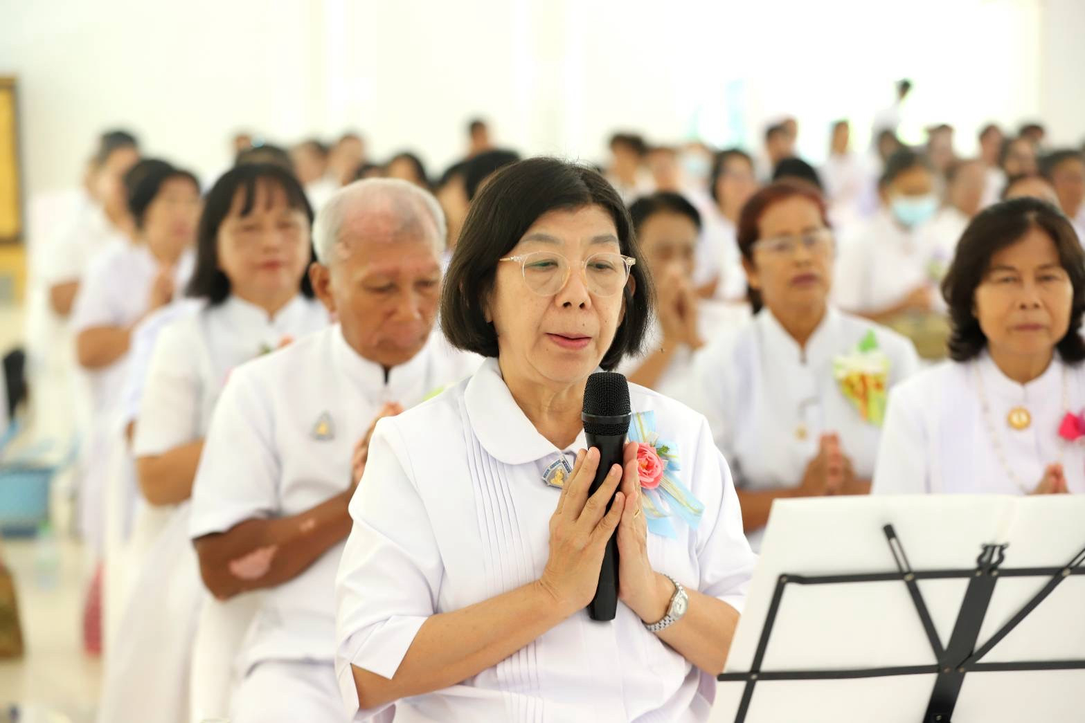 ภาพร่วมพิธีกรรมธุดงคสถานปราจีนบุรี