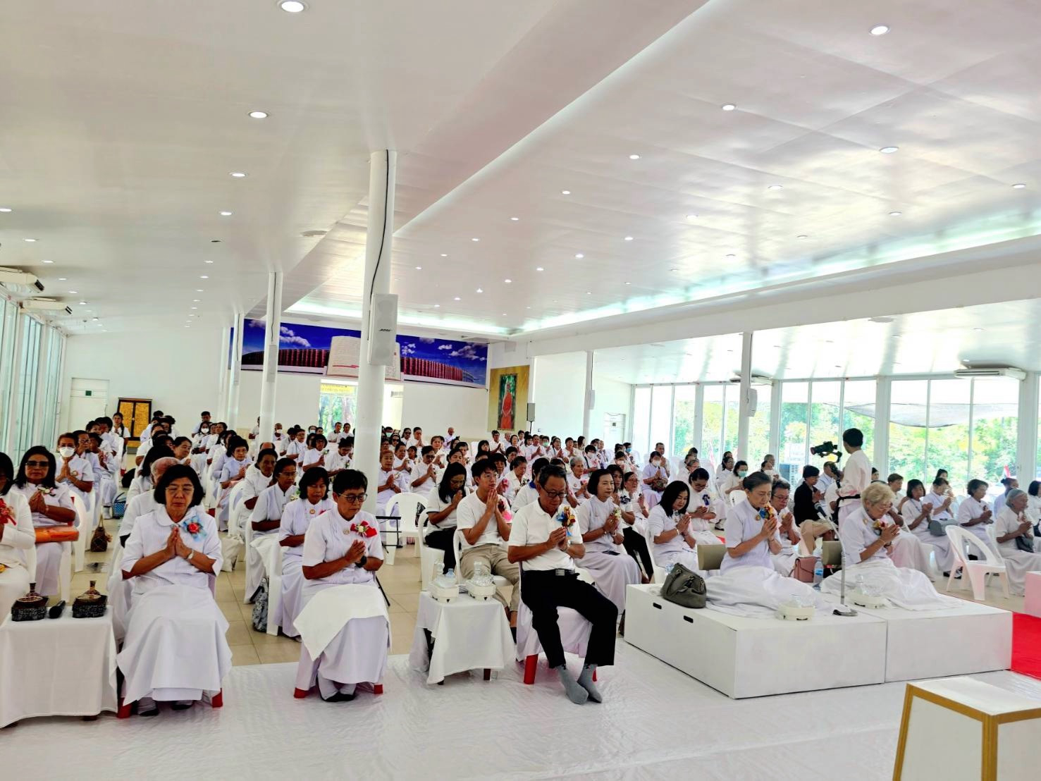 ภาพร่วมพิธีกรรมธุดงคสถานปราจีนบุรี