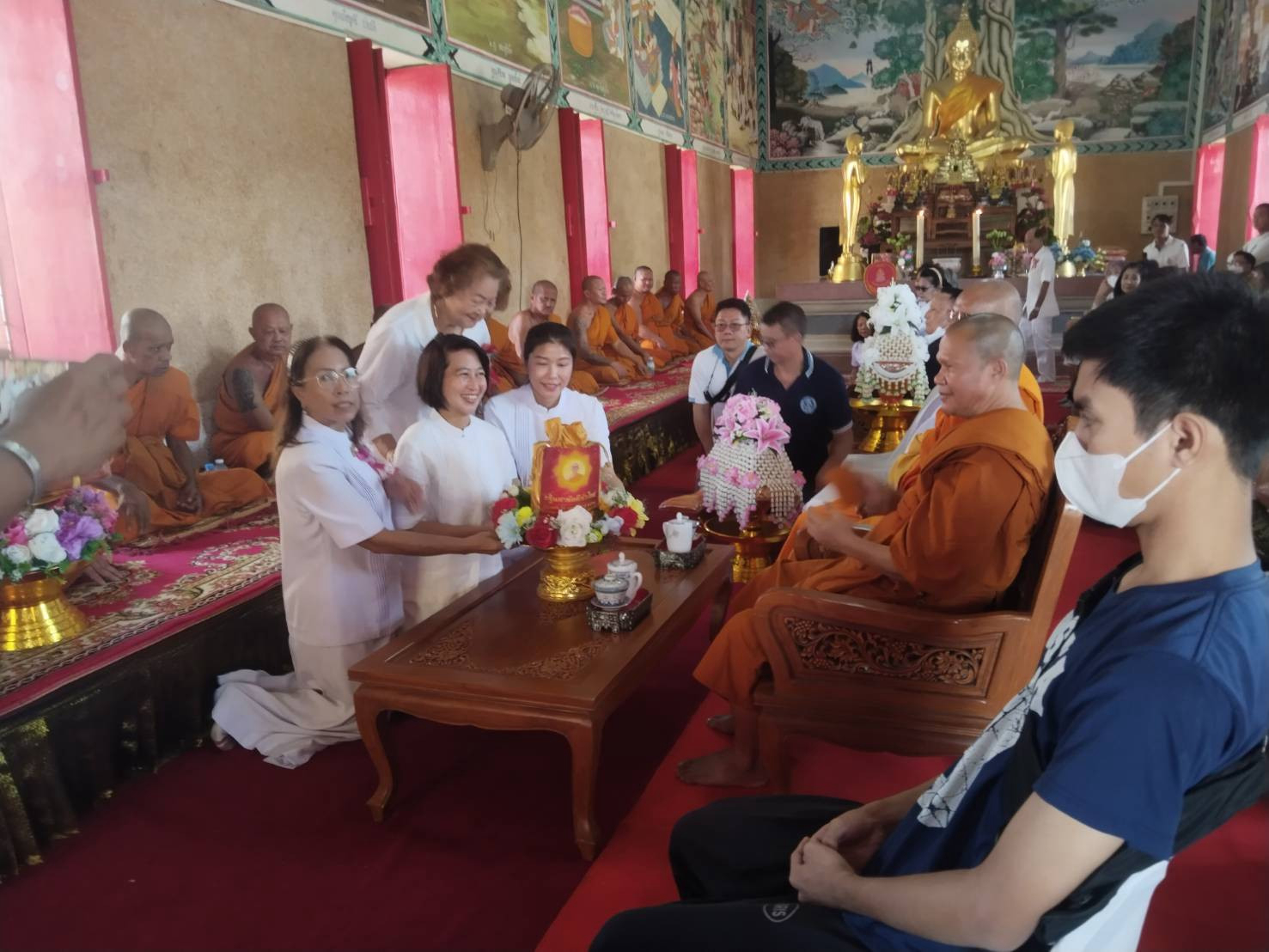 ภาพร่วมพิธีกรรมวัดหลวงปรีชากูล