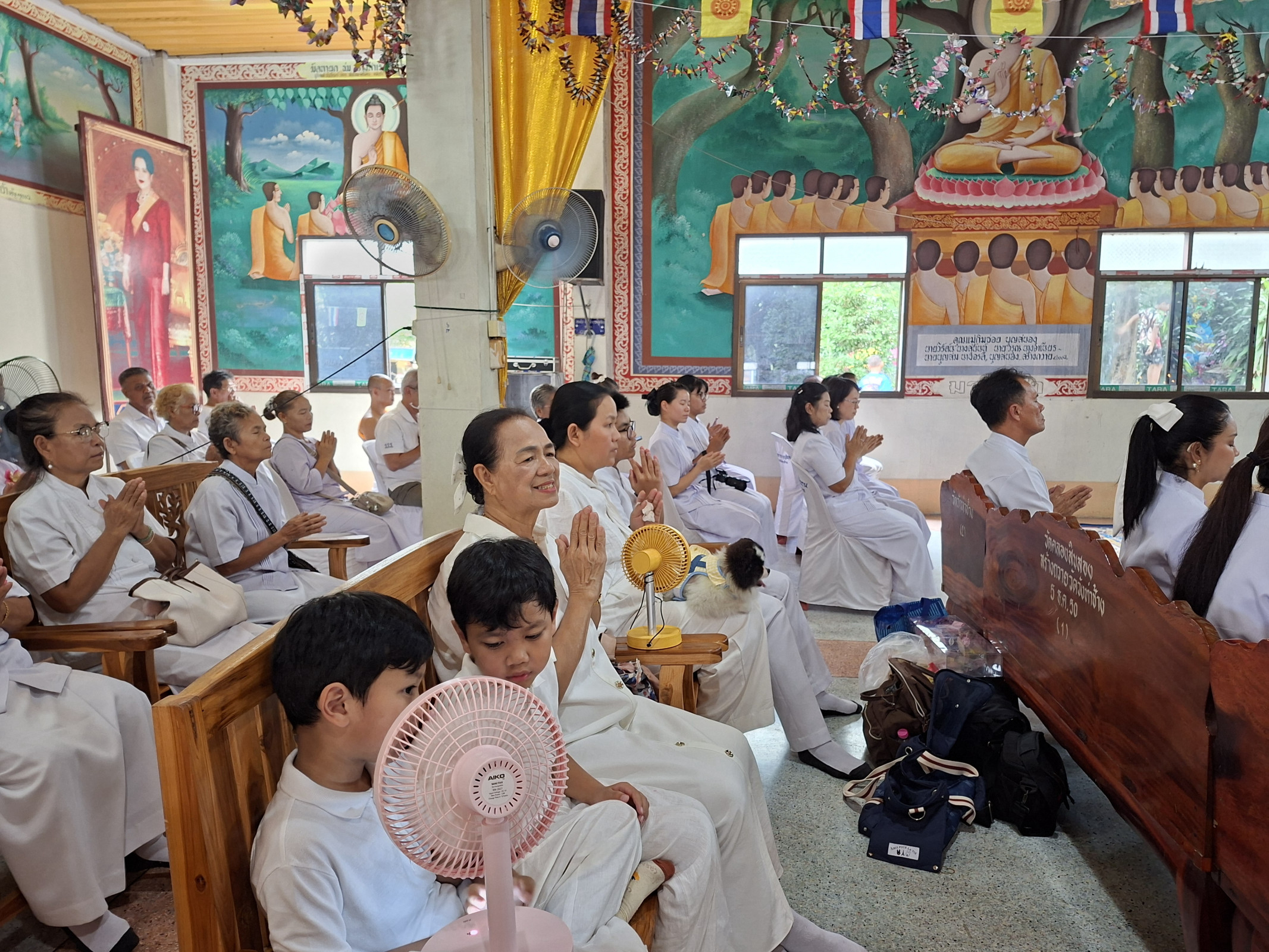 ภาพร่วมพิธีกรรมวัดวังท่าช้าง