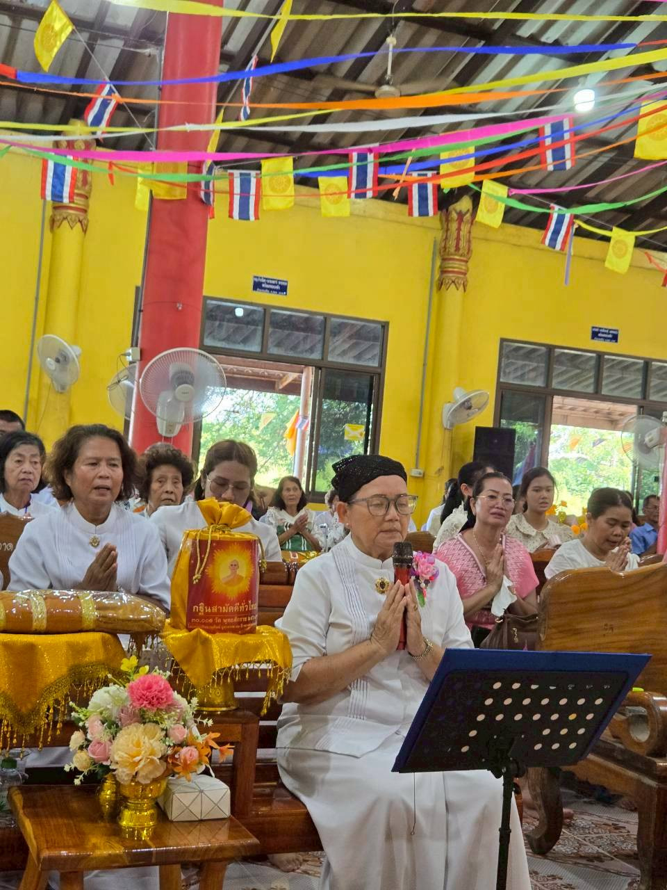 ภาพกล่าวคำถวายกฐินวัดสันทรีย์