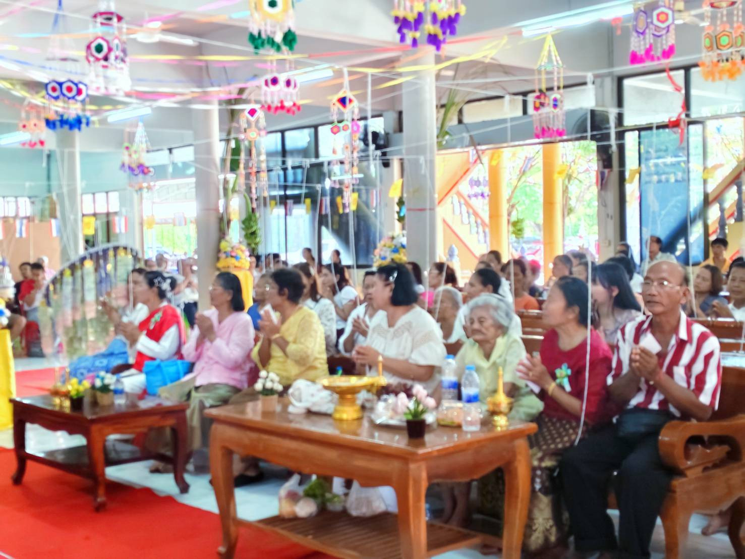 ภาพร่วมพิธีกรรมวัดหนองบัว