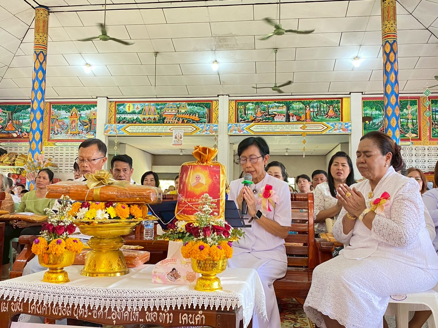 ภาพกล่าวคำถวายกฐินวัดเวฬุวนาราม(บ้านไผ่)