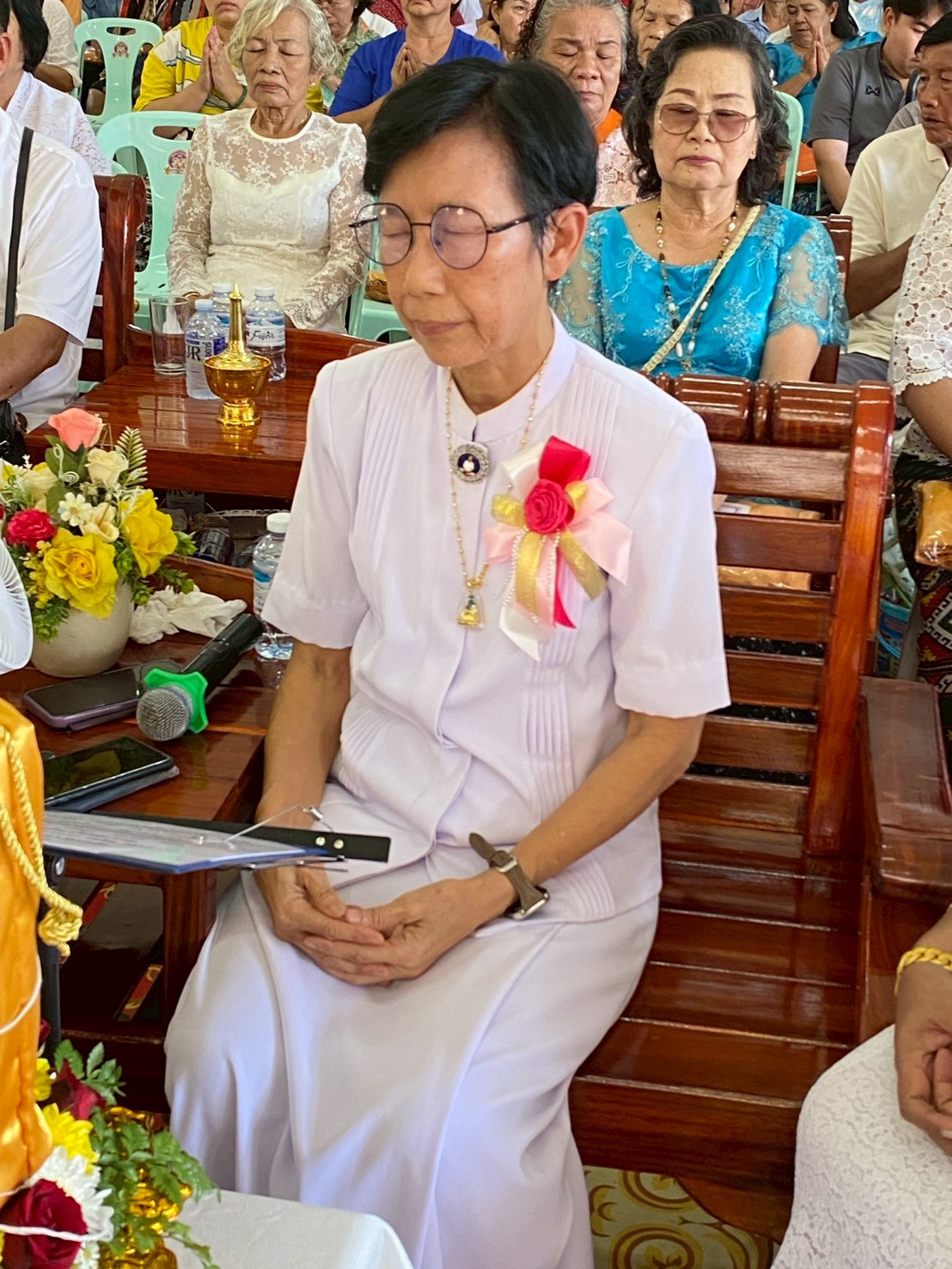 ภาพร่วมพิธีกรรมวัดเวฬุวนาราม(บ้านไผ่)