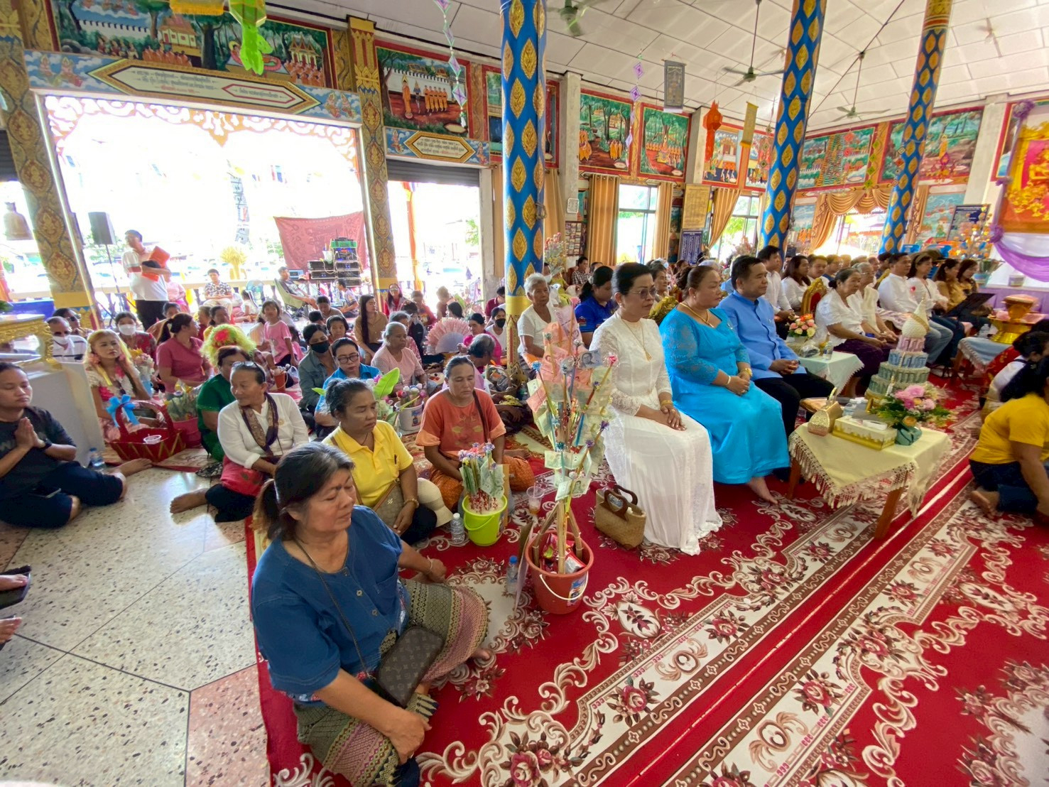 ภาพร่วมพิธีกรรมวัดเวฬุวนาราม(บ้านไผ่)