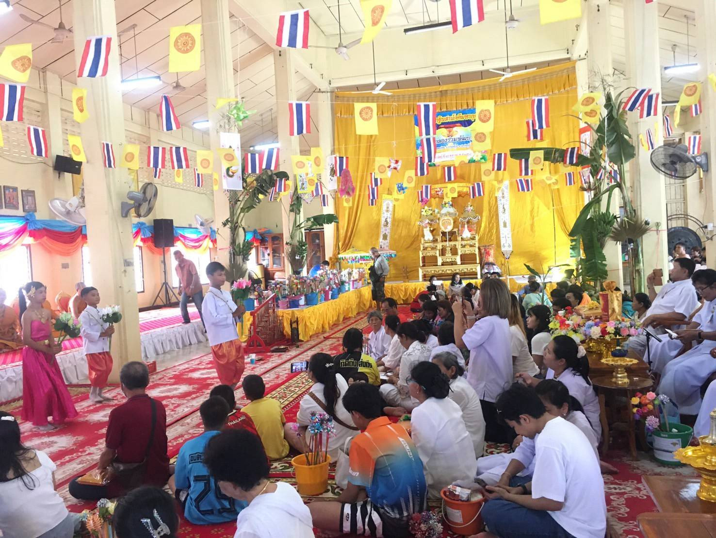 ภาพร่วมพิธีกรรมวัดคลองร่วมพัฒนา