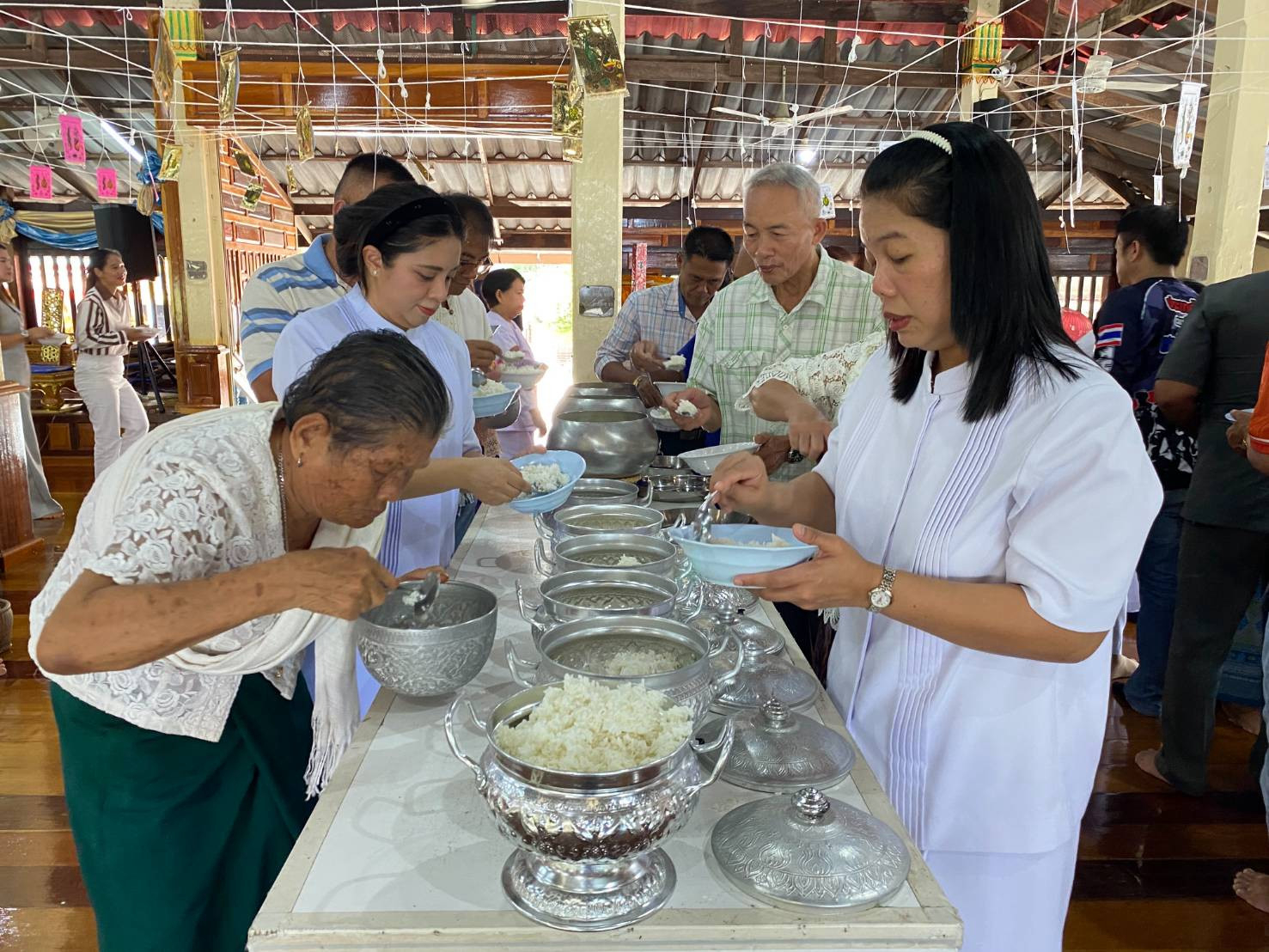ภาพร่วมพิธีกรรมวัดประดิษฐาราม