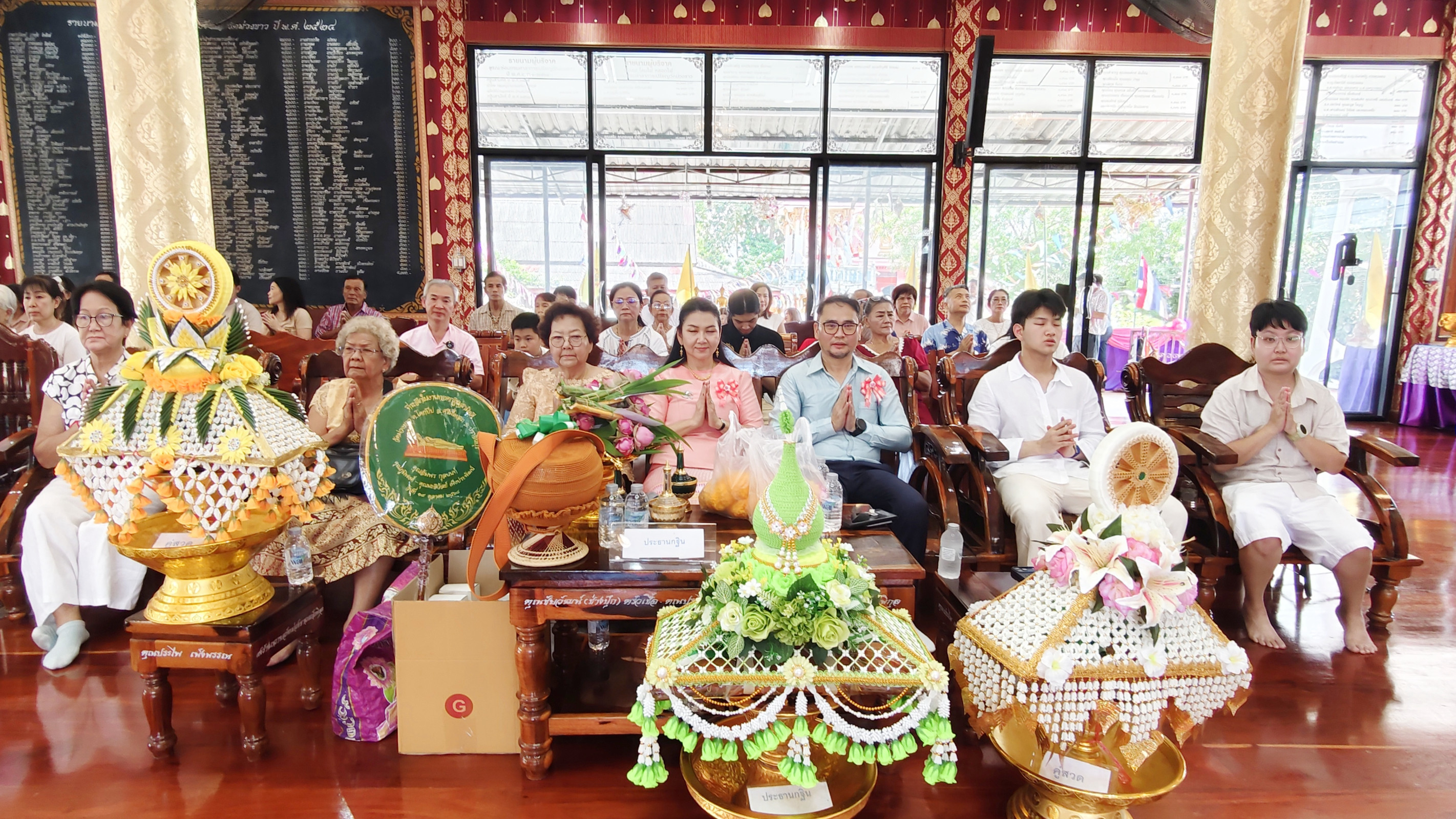 ภาพร่วมพิธีกรรมวัดม่วงขาว(ม่วงขาวแก้วพิกุล)