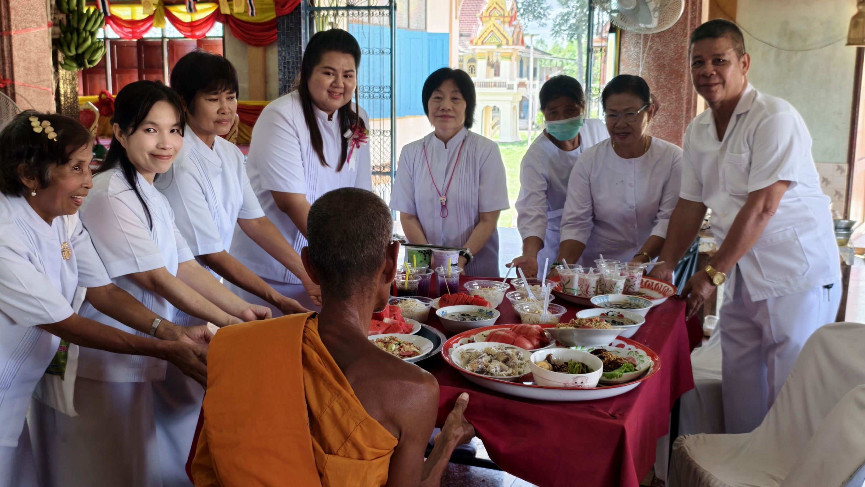 ภาพร่วมพิธีกรรมวัดไชยมงคล(บ้านค้อ)