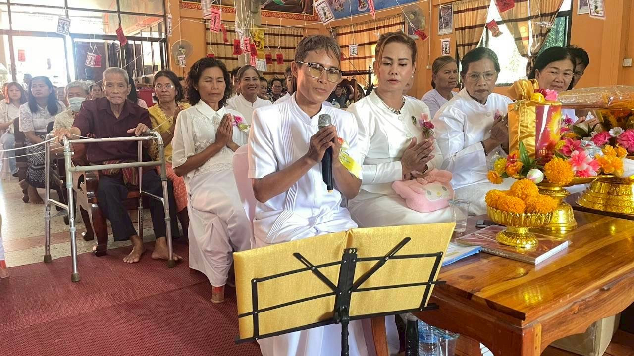 ภาพกล่าวคำถวายกฐินวัดท่าอุดมสมบูรณาราม