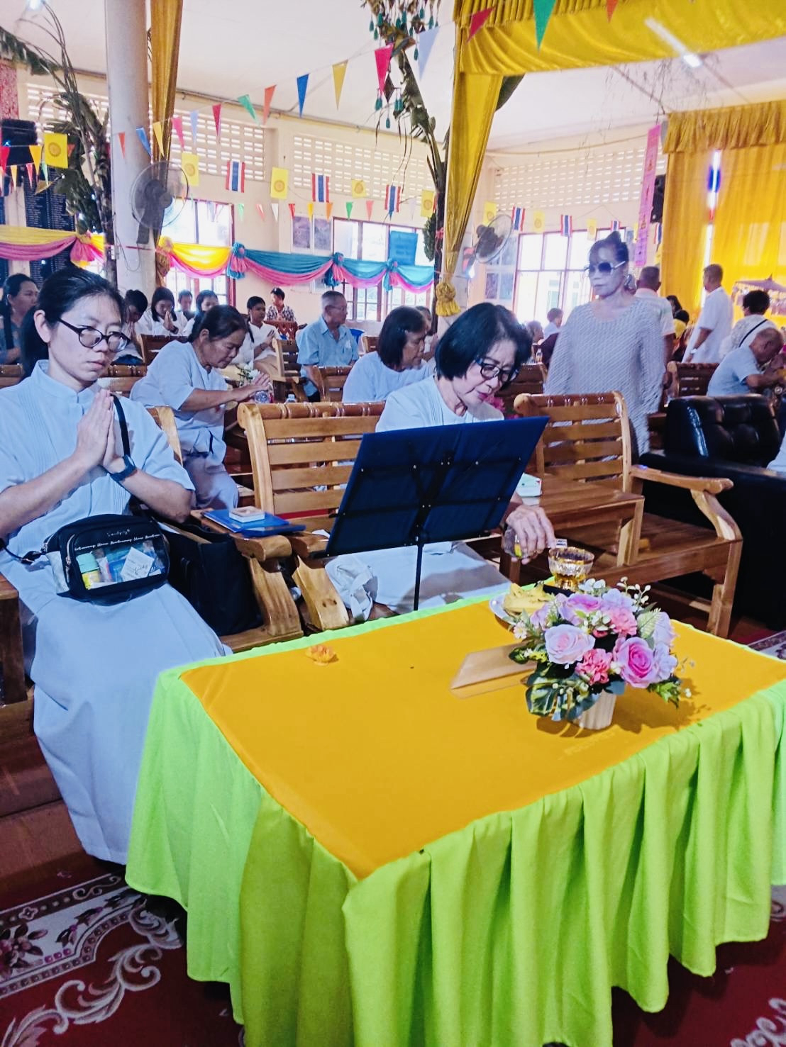 ภาพกล่าวคำถวายกฐินวัดหนองสังข์