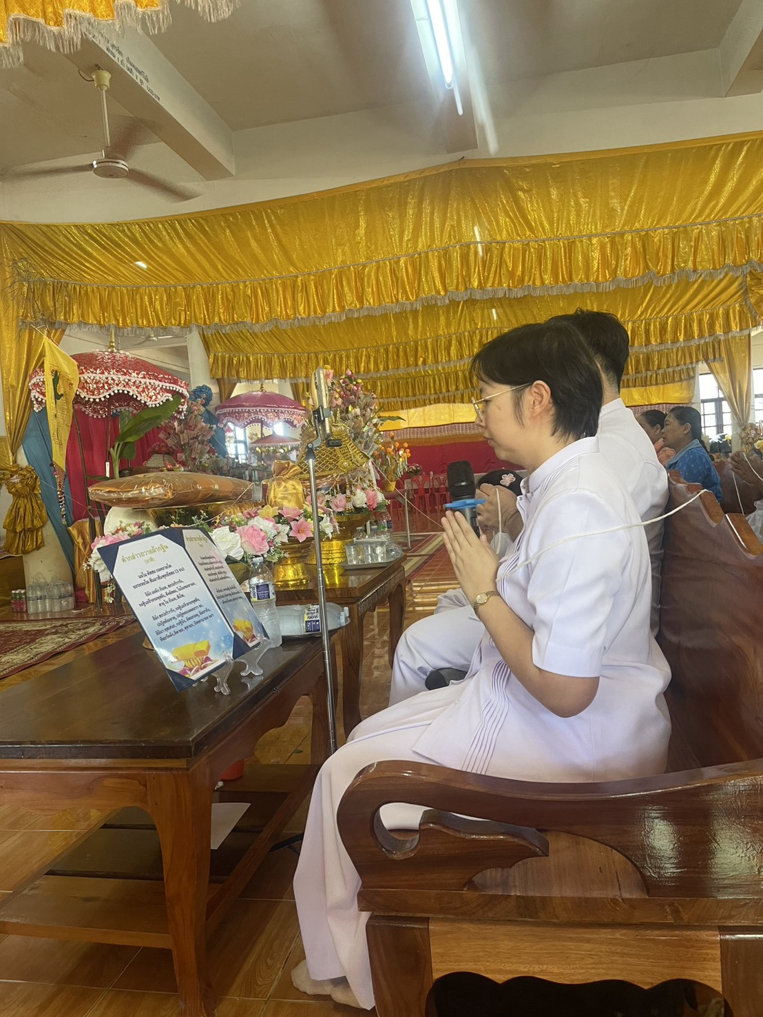 ภาพกล่าวคำถวายกฐินวัดหนองศรีวิชัย