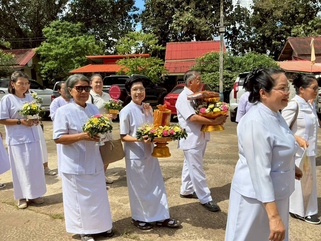 ภาพร่วมพิธีกรรมวัดโสมสุทธาวาส