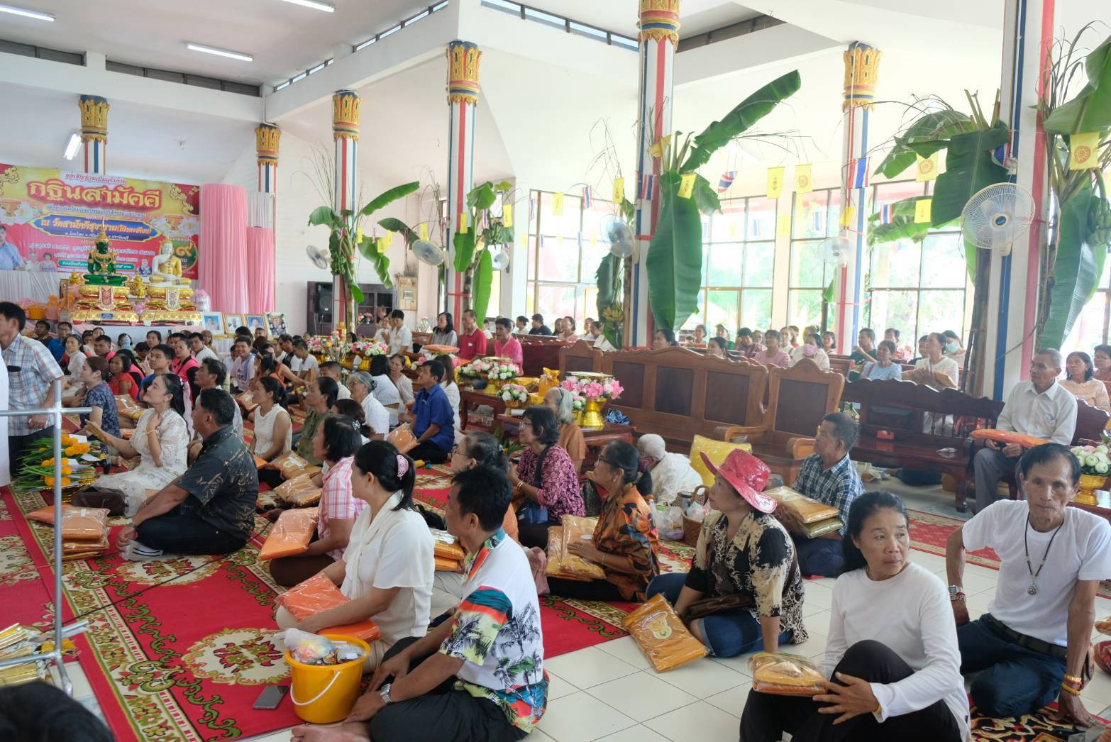 ภาพร่วมพิธีกรรมวัดสามัคคีสุขาราม