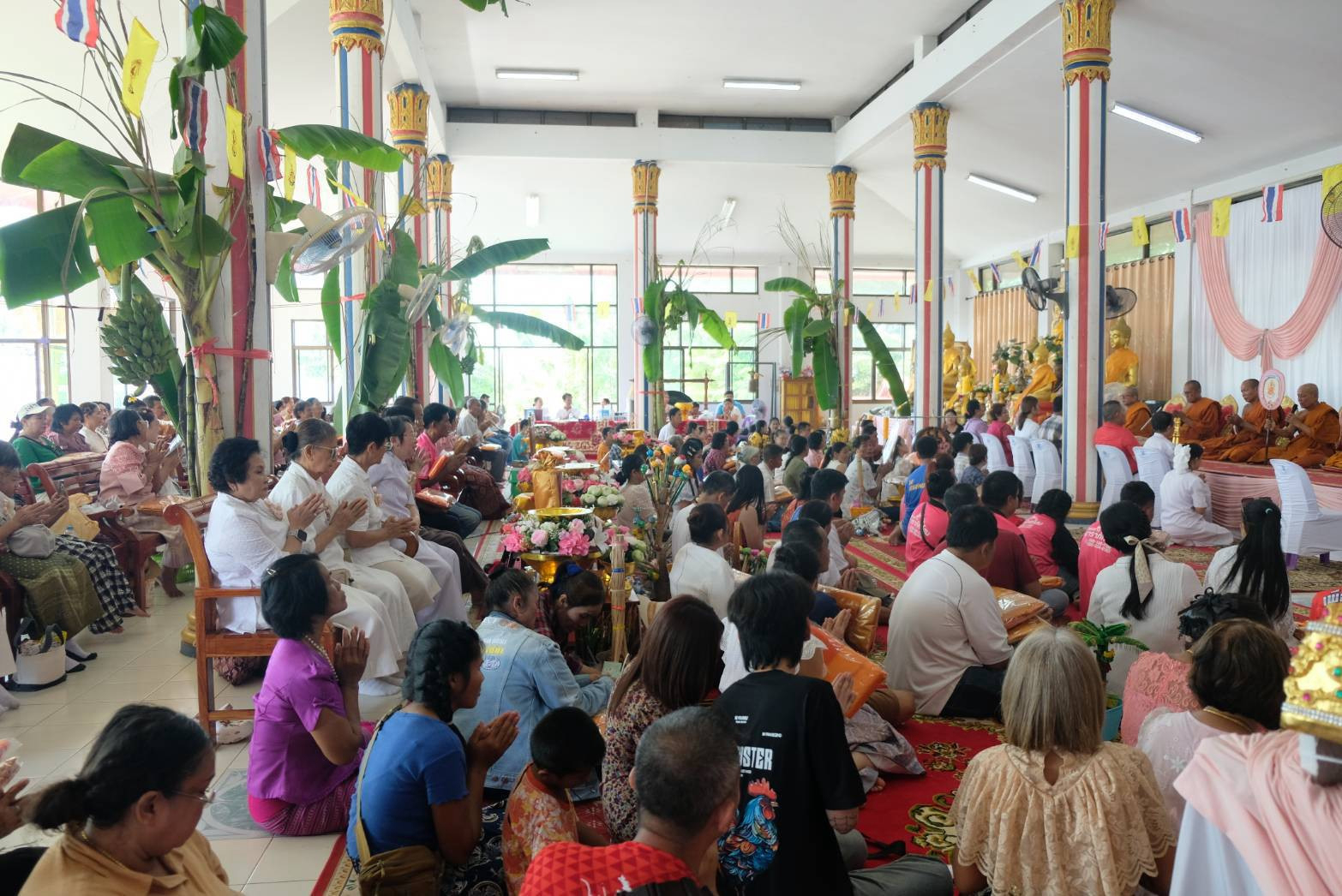 ภาพร่วมพิธีกรรมวัดสามัคคีสุขาราม