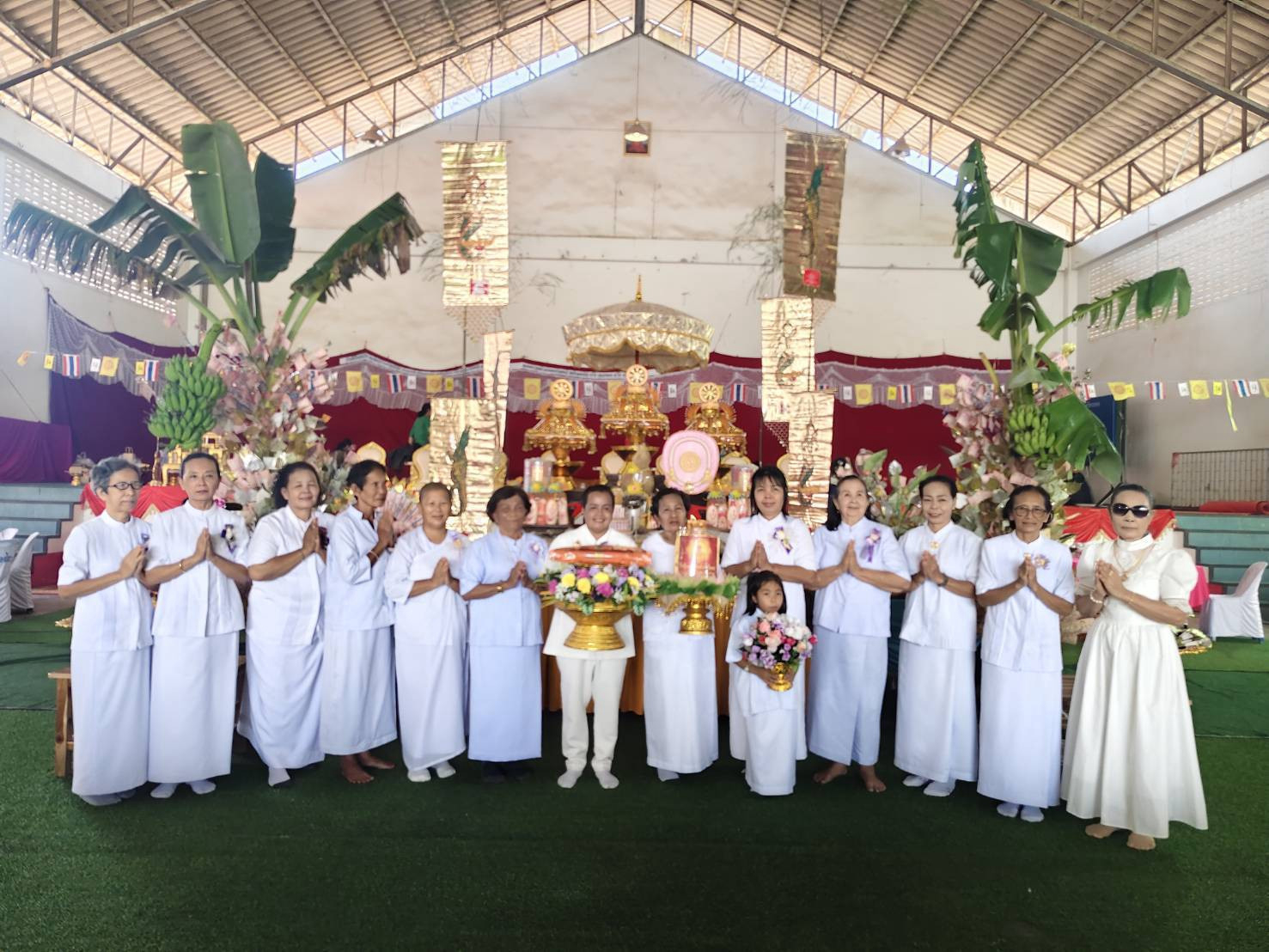 ภาพร่วมพิธีกรรมวัดพลงไสว