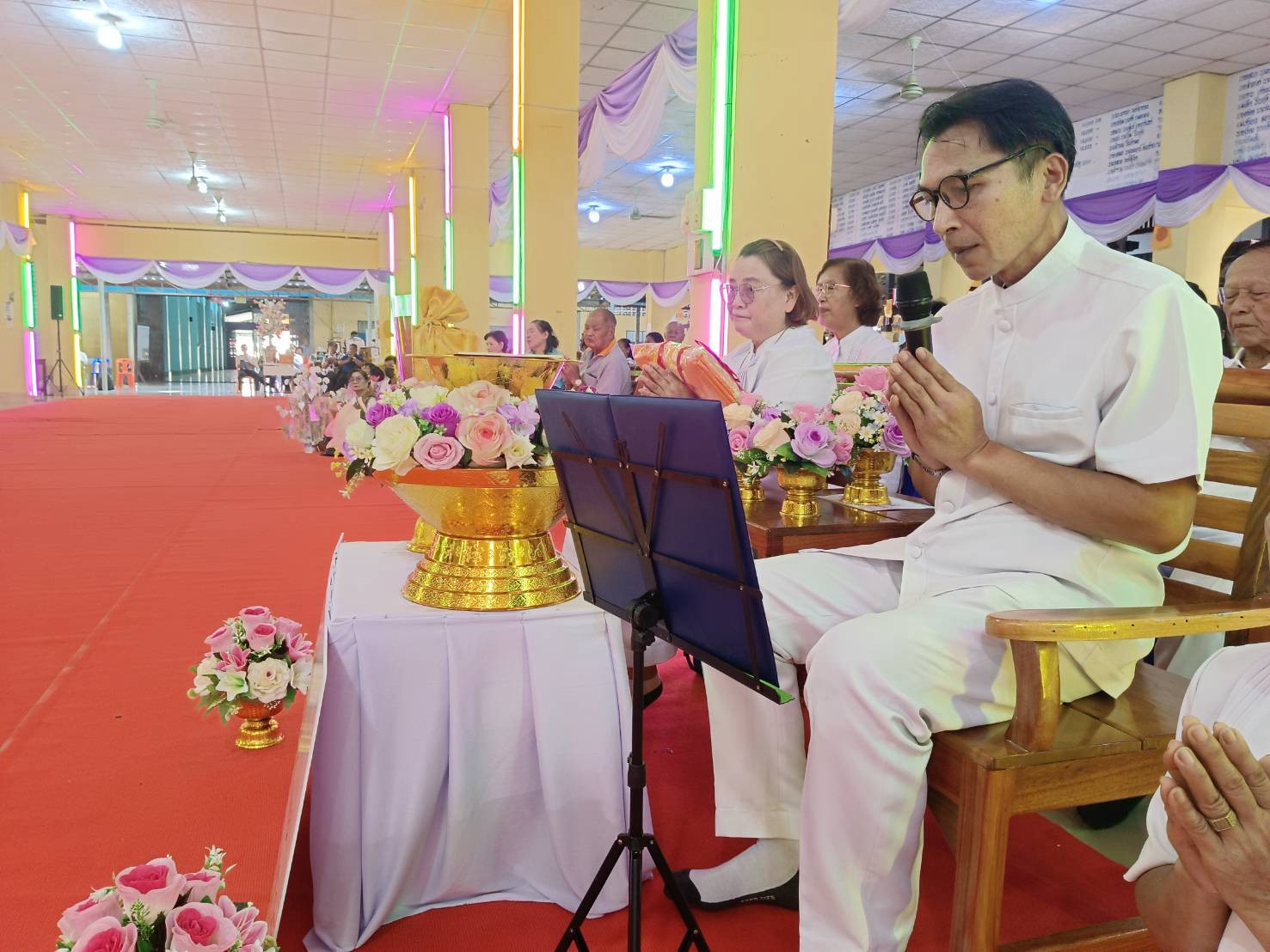 ภาพกล่าวคำถวายกฐินวัดหวายกรอง