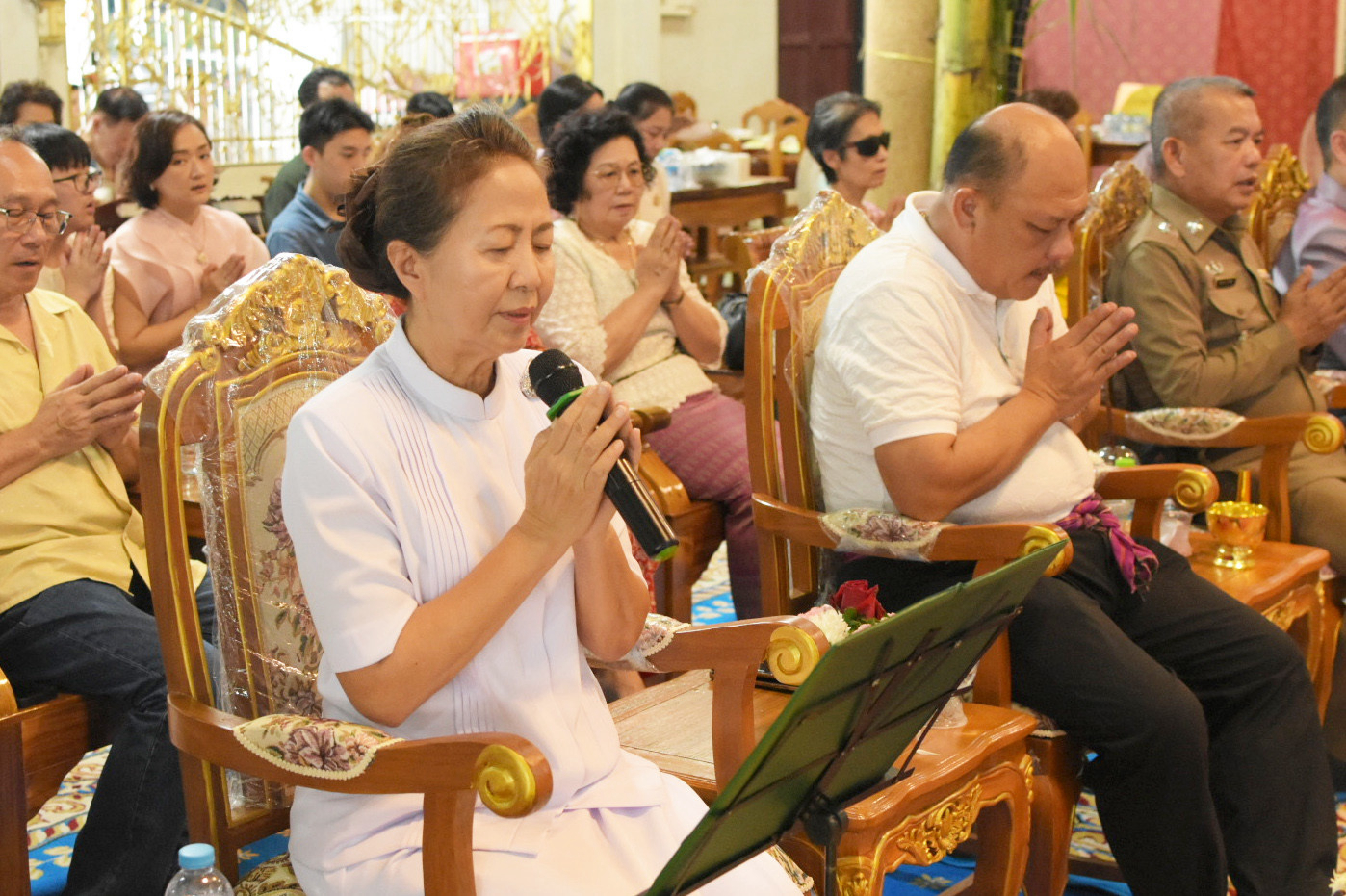 ภาพกล่าวคำถวายกฐินวัดสำนักทอง