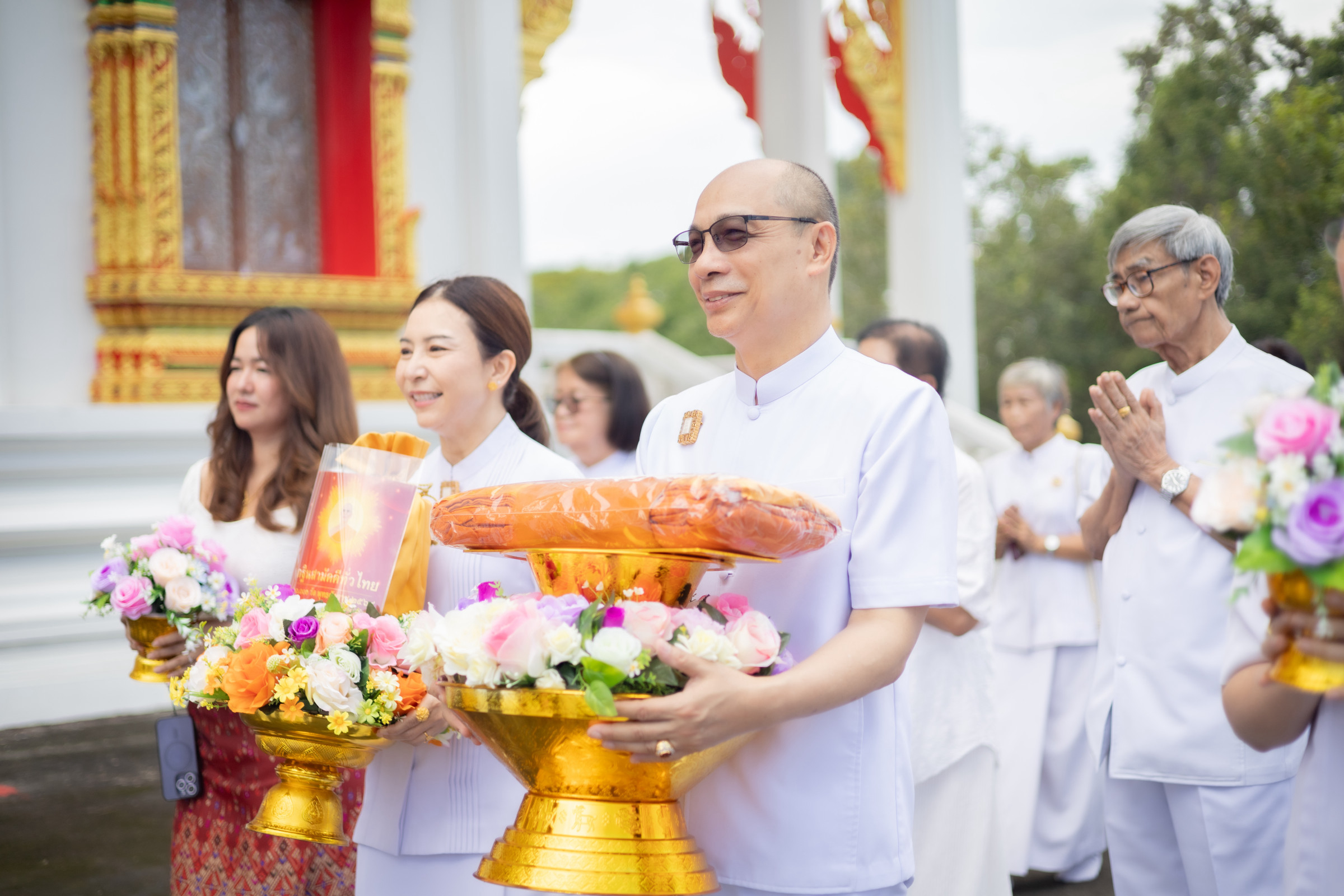 ภาพร่วมพิธีกรรมวัดหนองพะวา