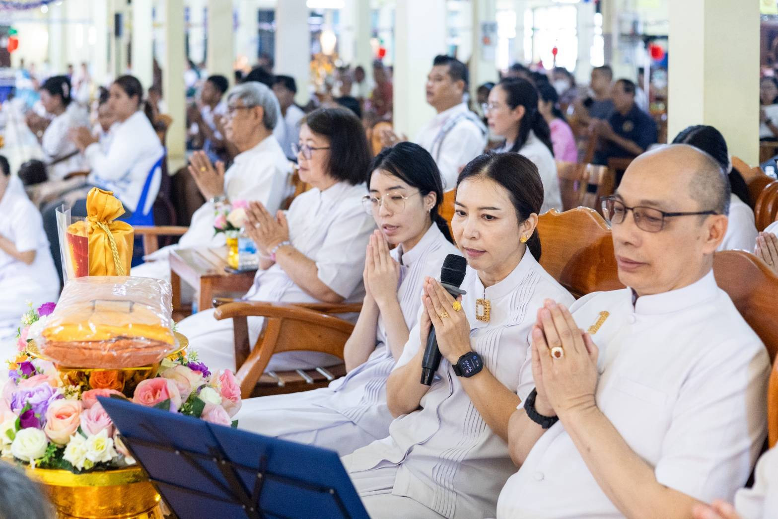 ภาพร่วมพิธีกรรมวัดหนองพะวา